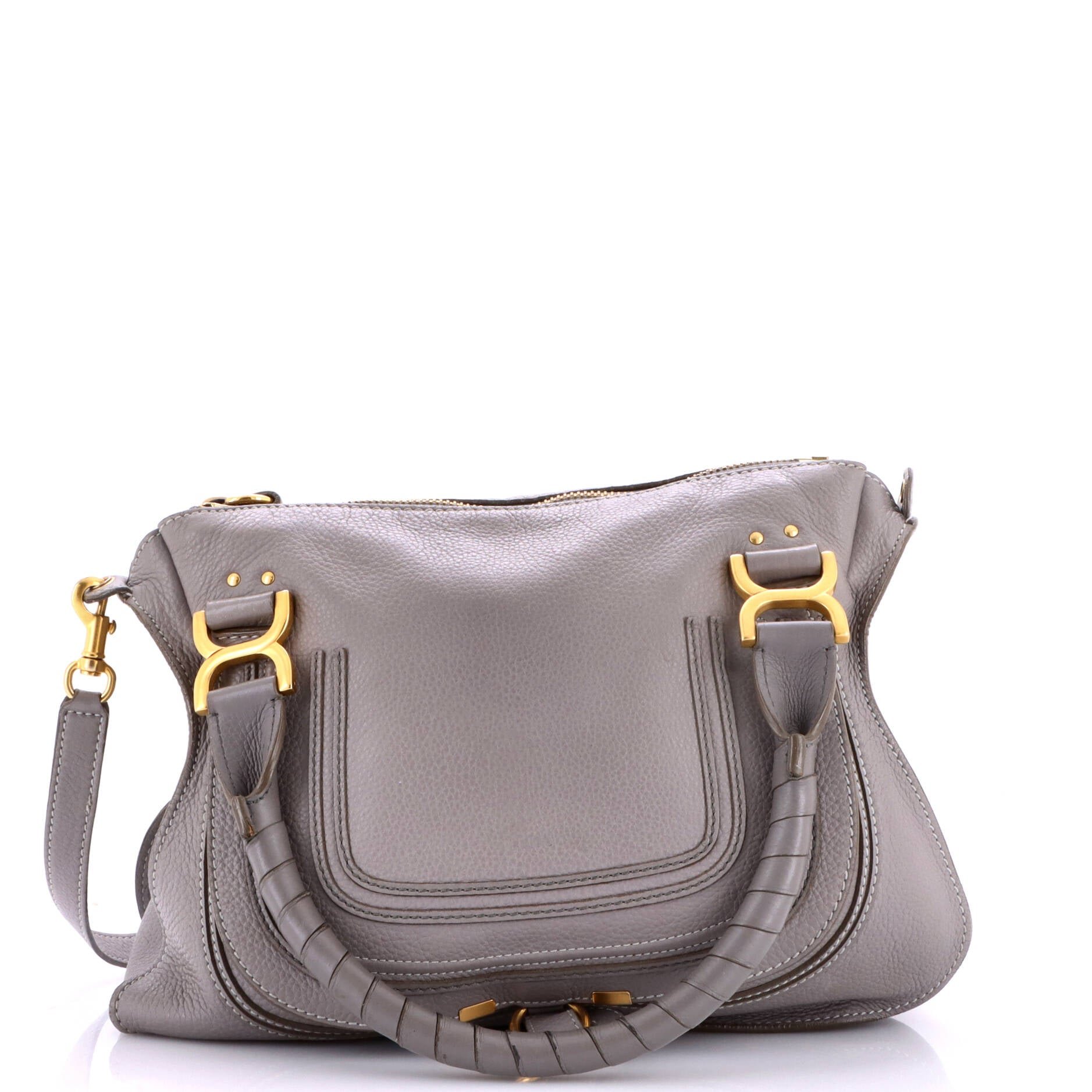 Marcie Satchel Leather Medium