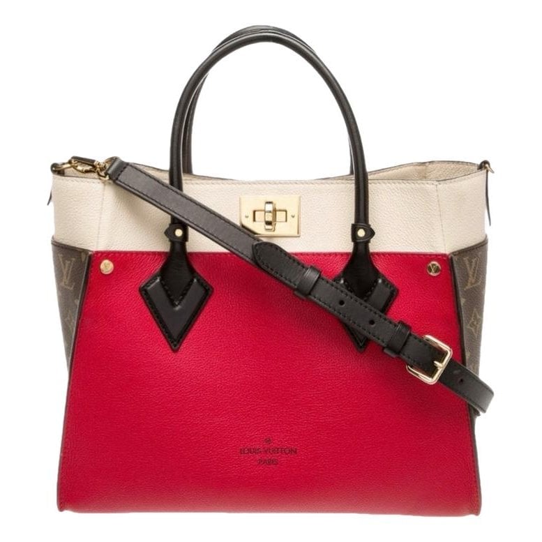 Louis Vuitton On My Side leather handbag