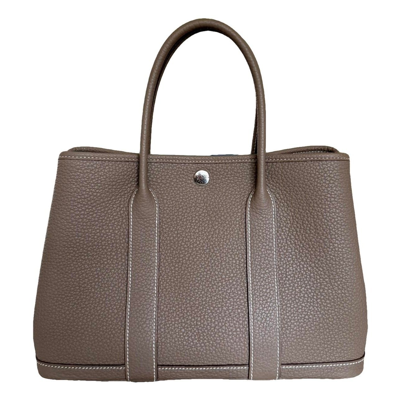 Hermes Garden Party 30 Handbag Etoupe