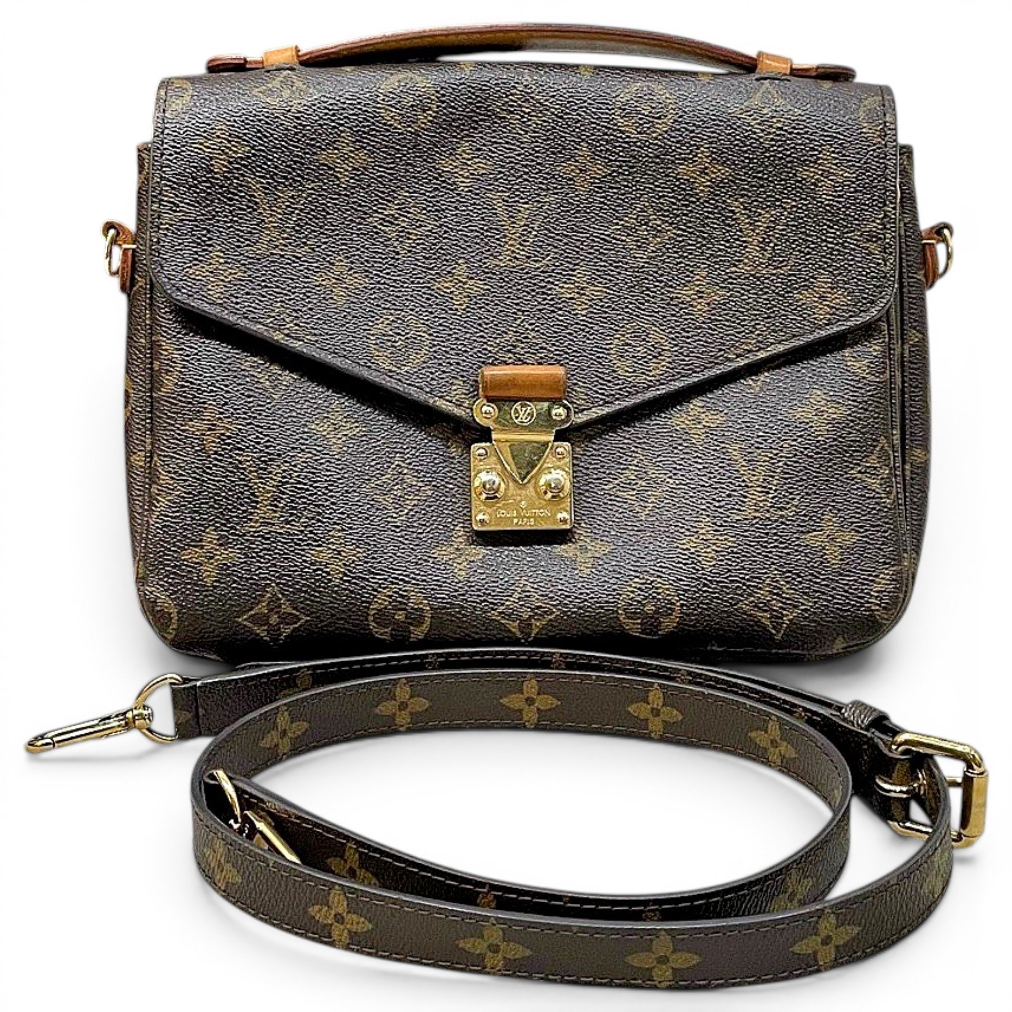 Metis leather handbag