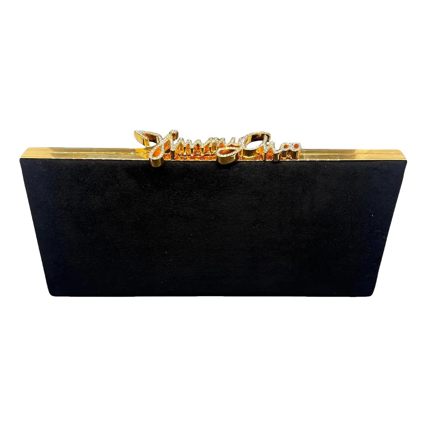 Velvet clutch bag