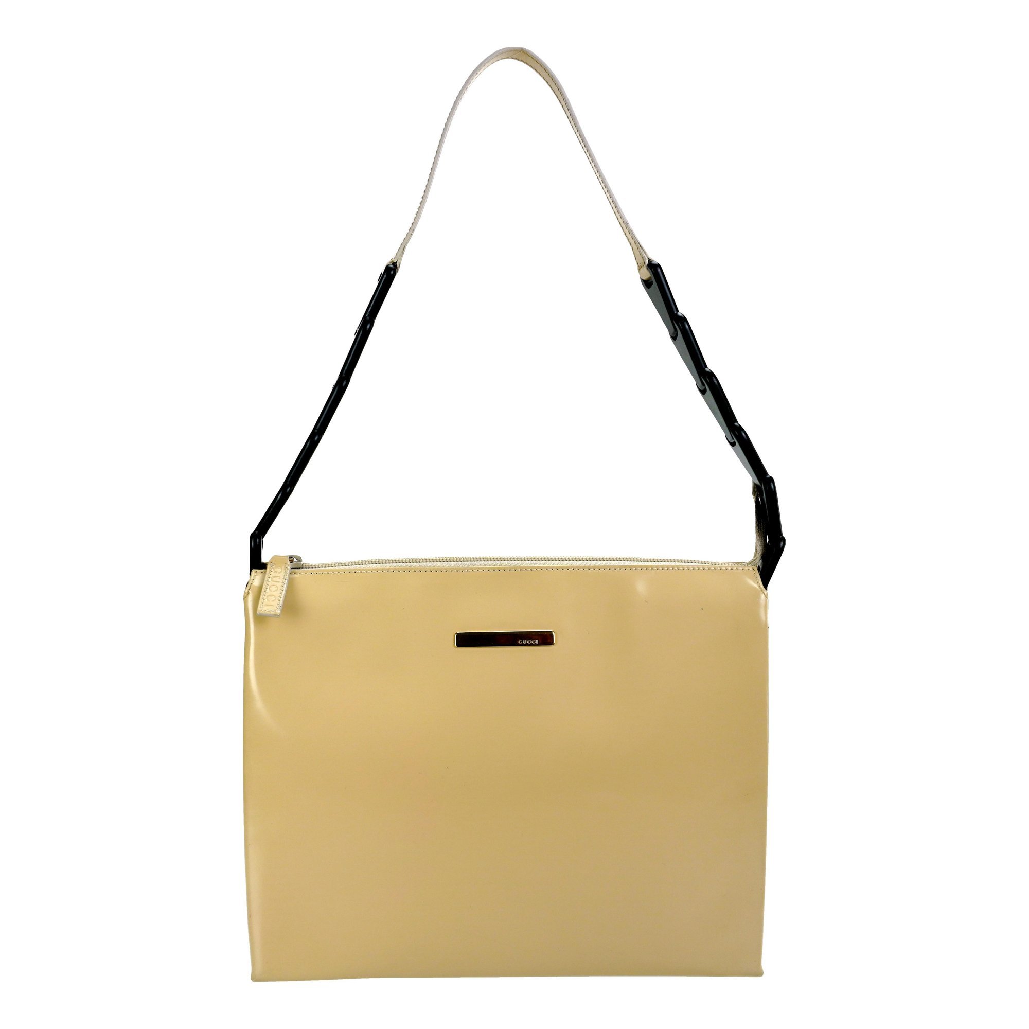 Patent leather handbag
