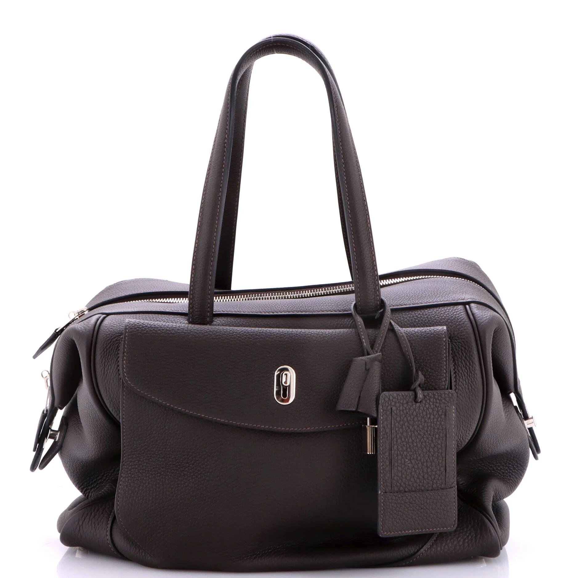 Leather satchel
