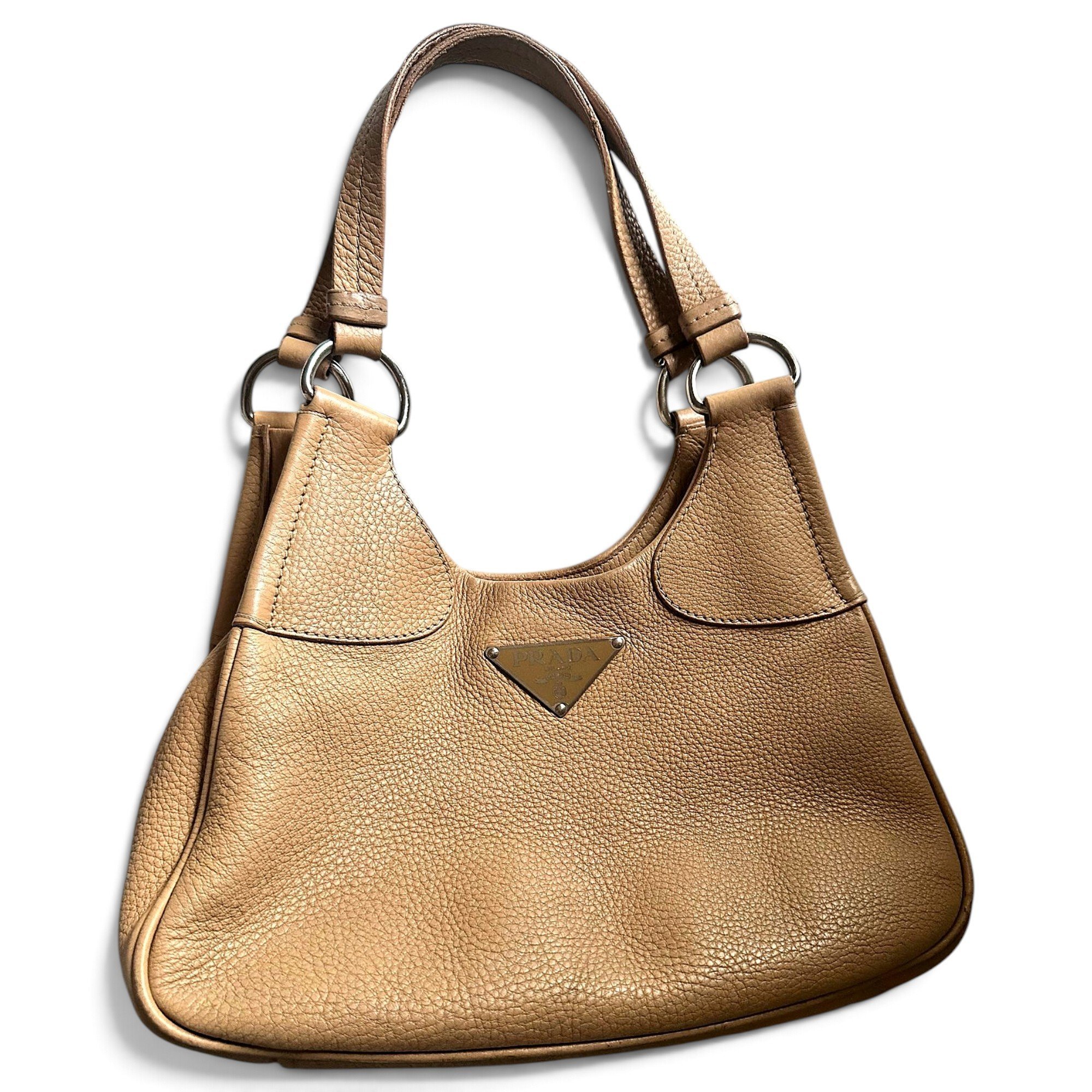 Moon leather handbag