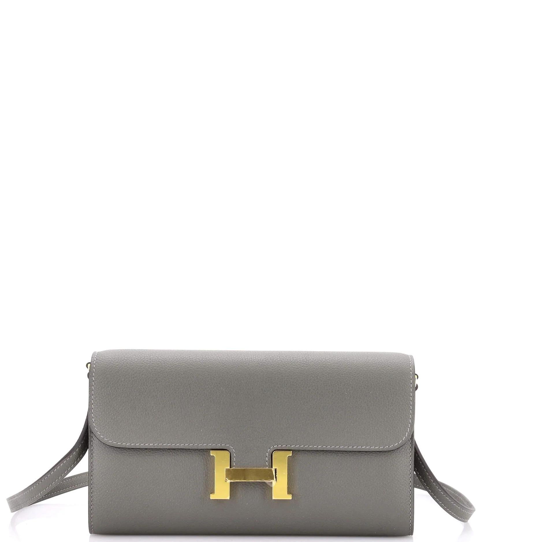 Leather clutch bag