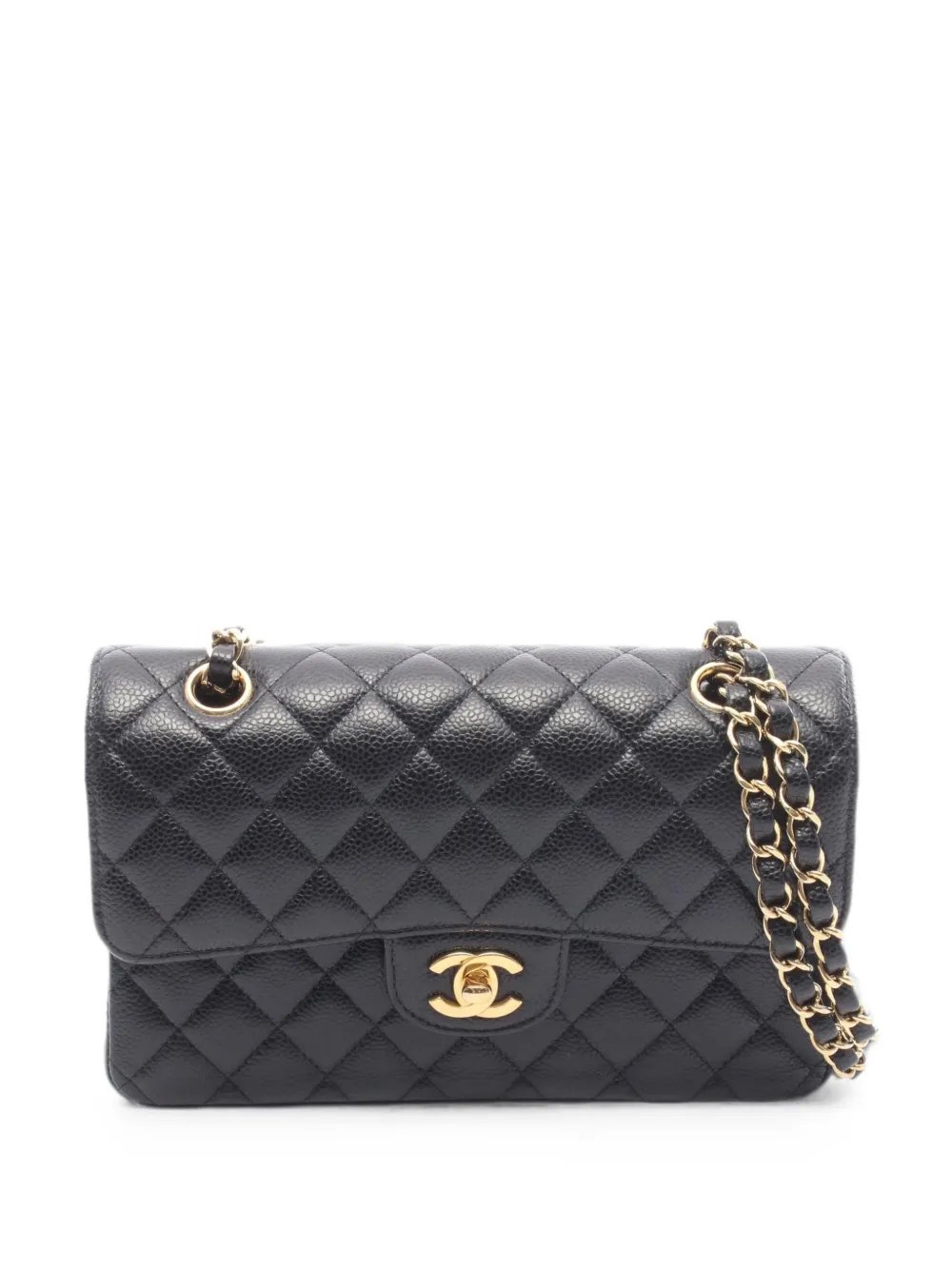 2021 Double Flap Matelassé leather shoulder bag