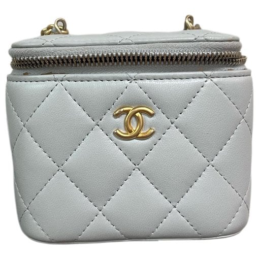 Trendy CC Vanity leather handbag