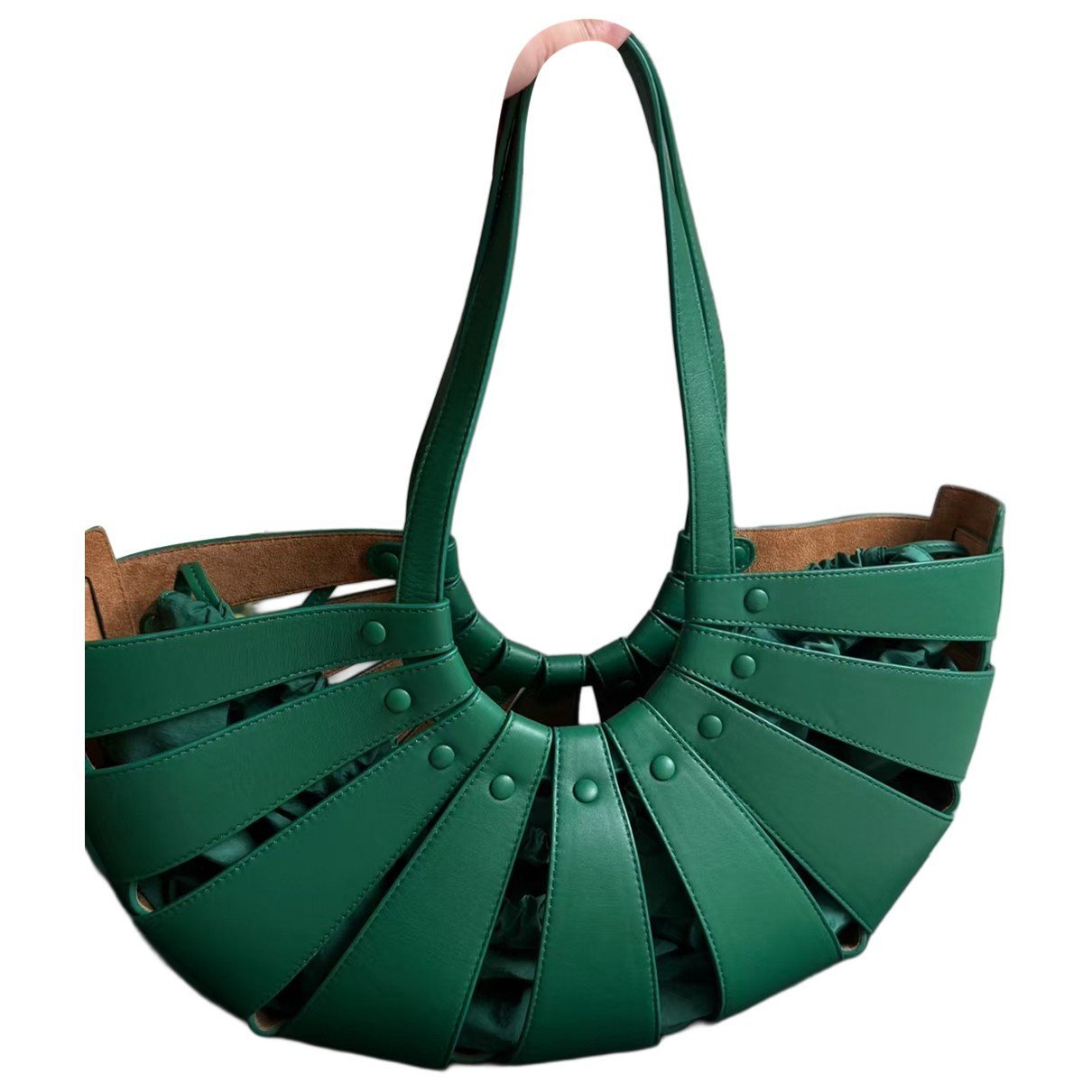 Leather handbag