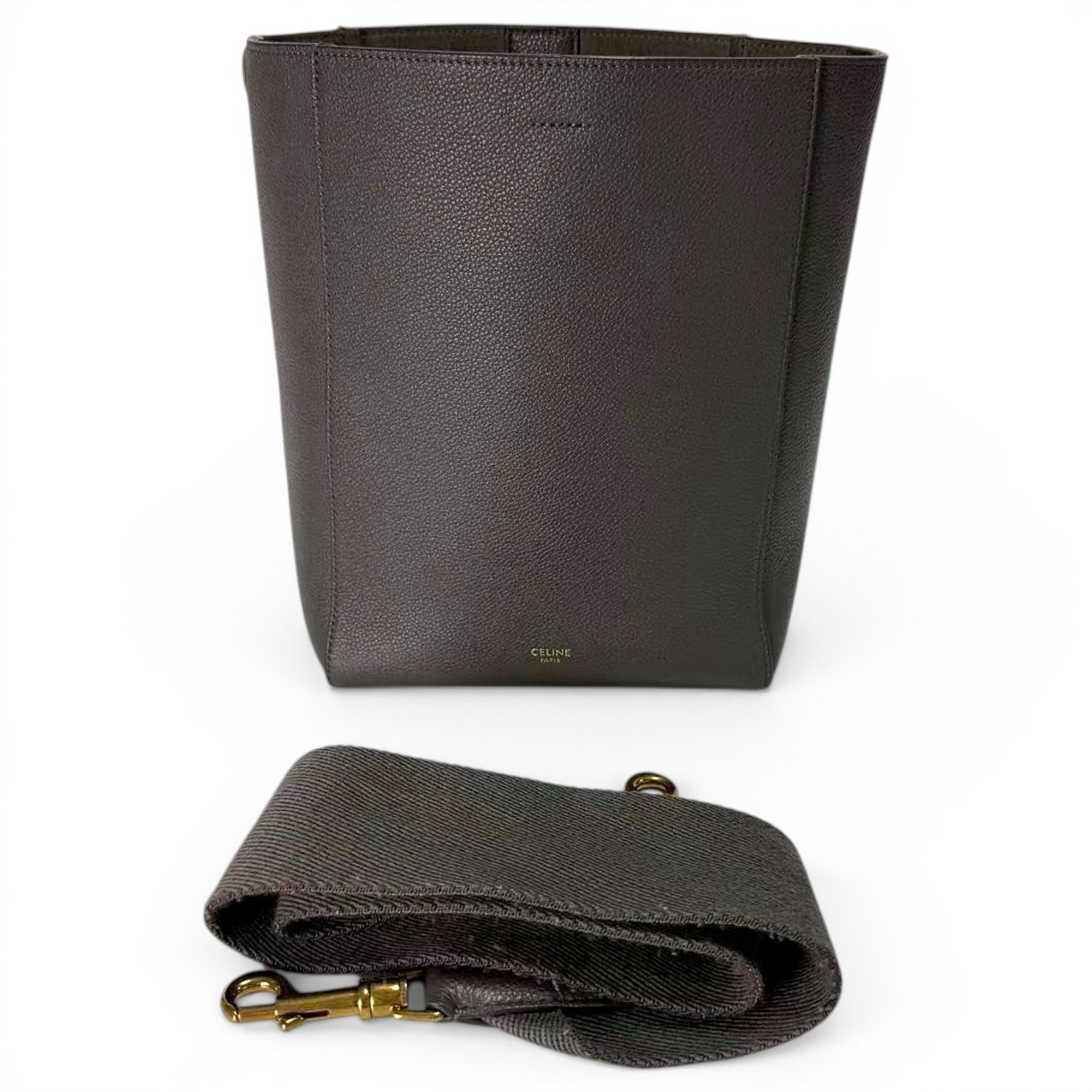 Seau Sangle leather tote