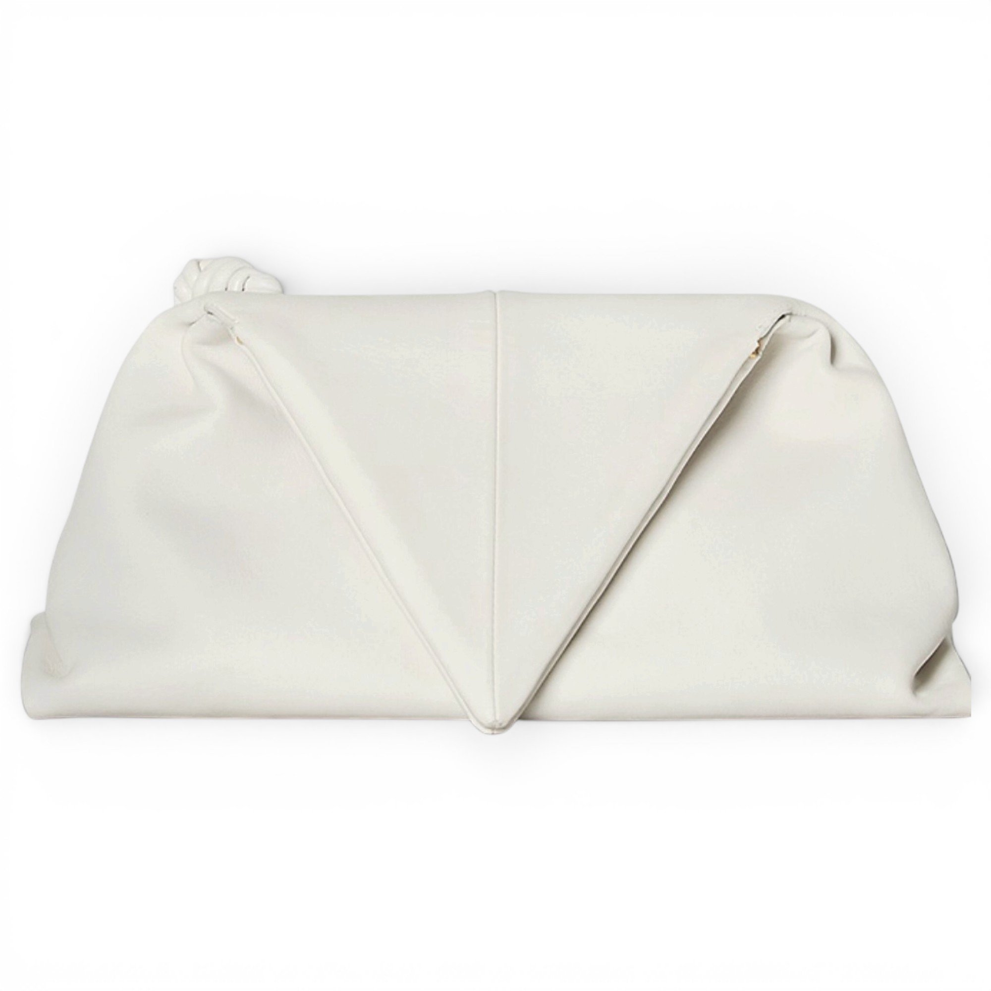 Pochette Knot leather clutch bag