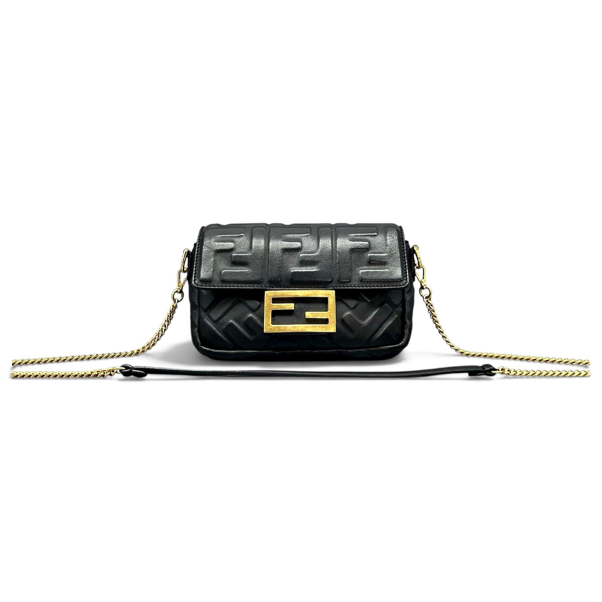Baguette leather handbag