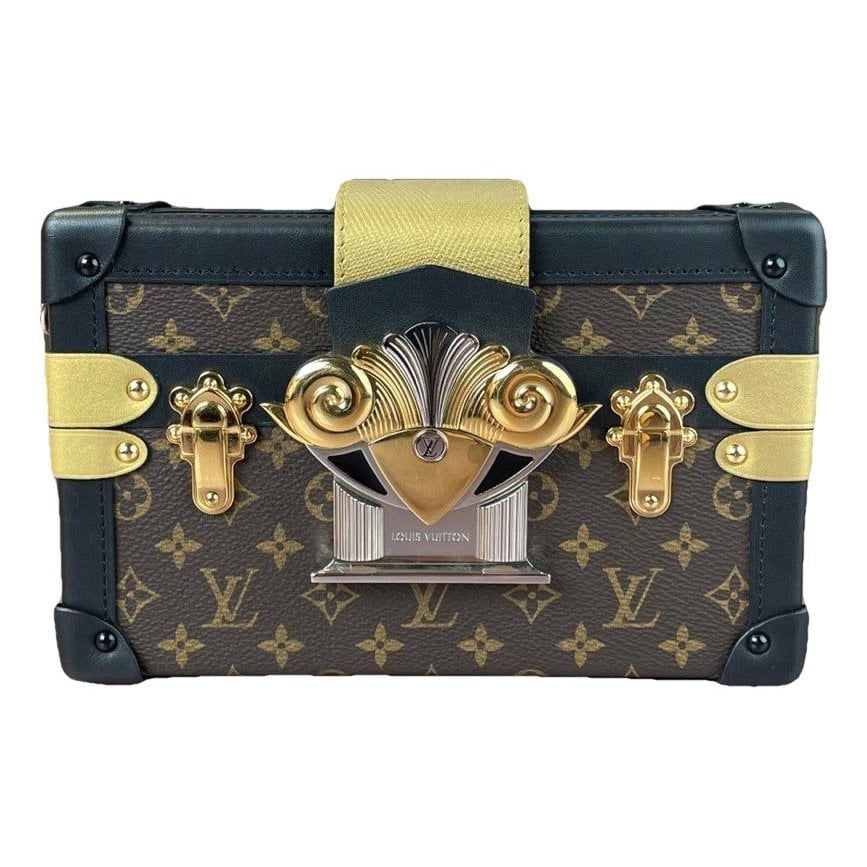 Petite Malle leather handbag