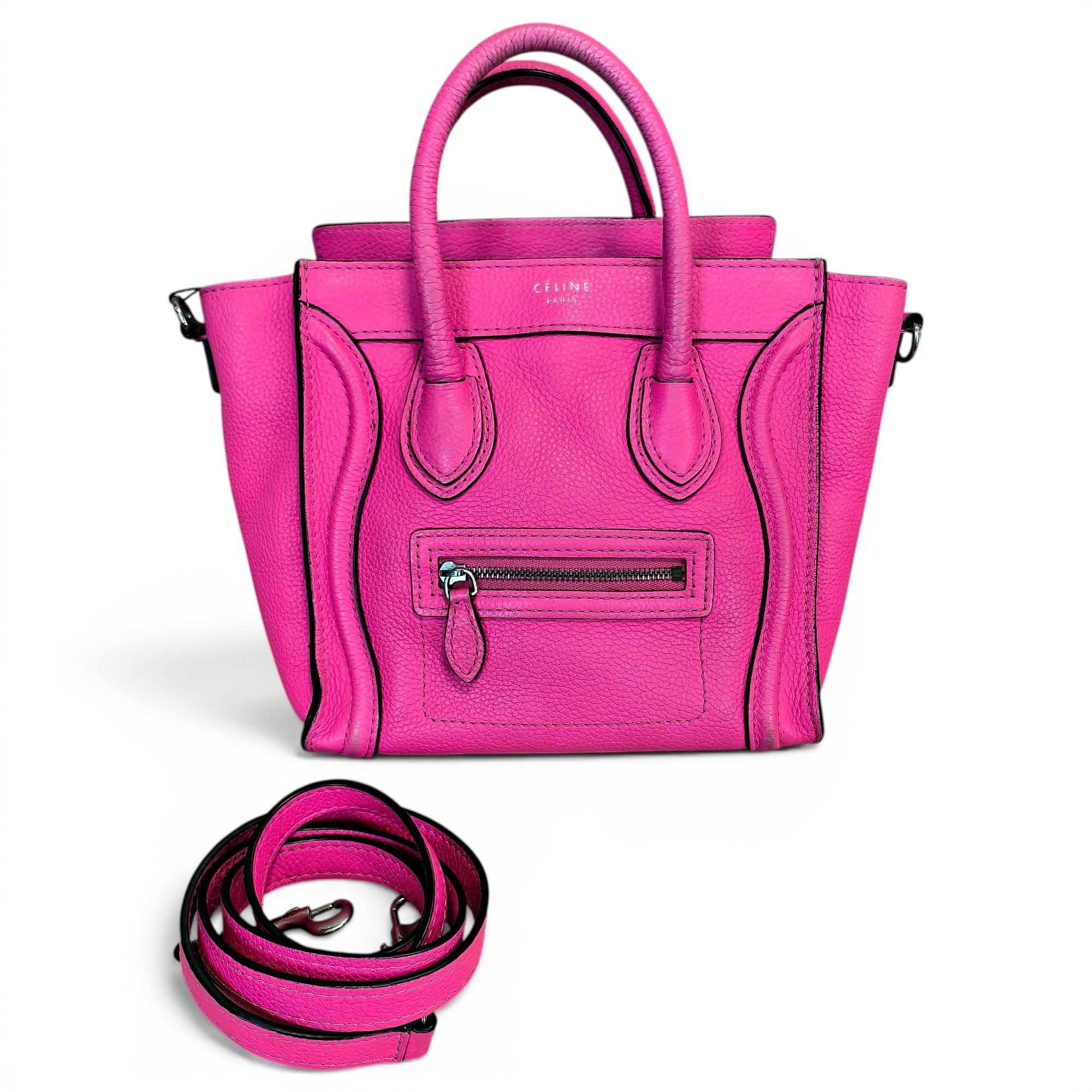 Nano Luggage leather handbag