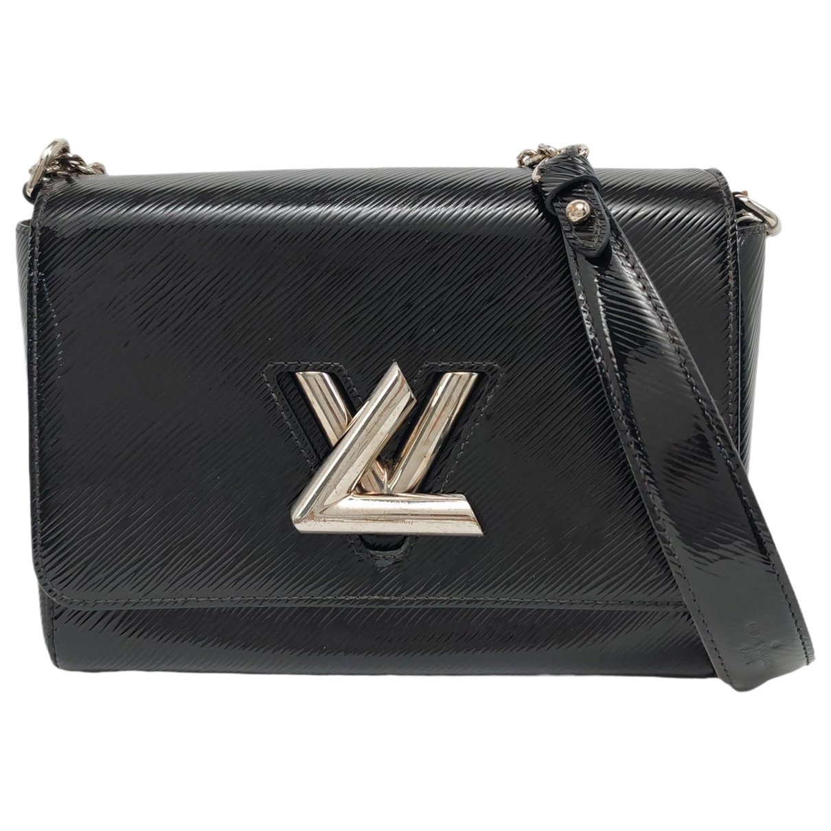 Twist leather handbag