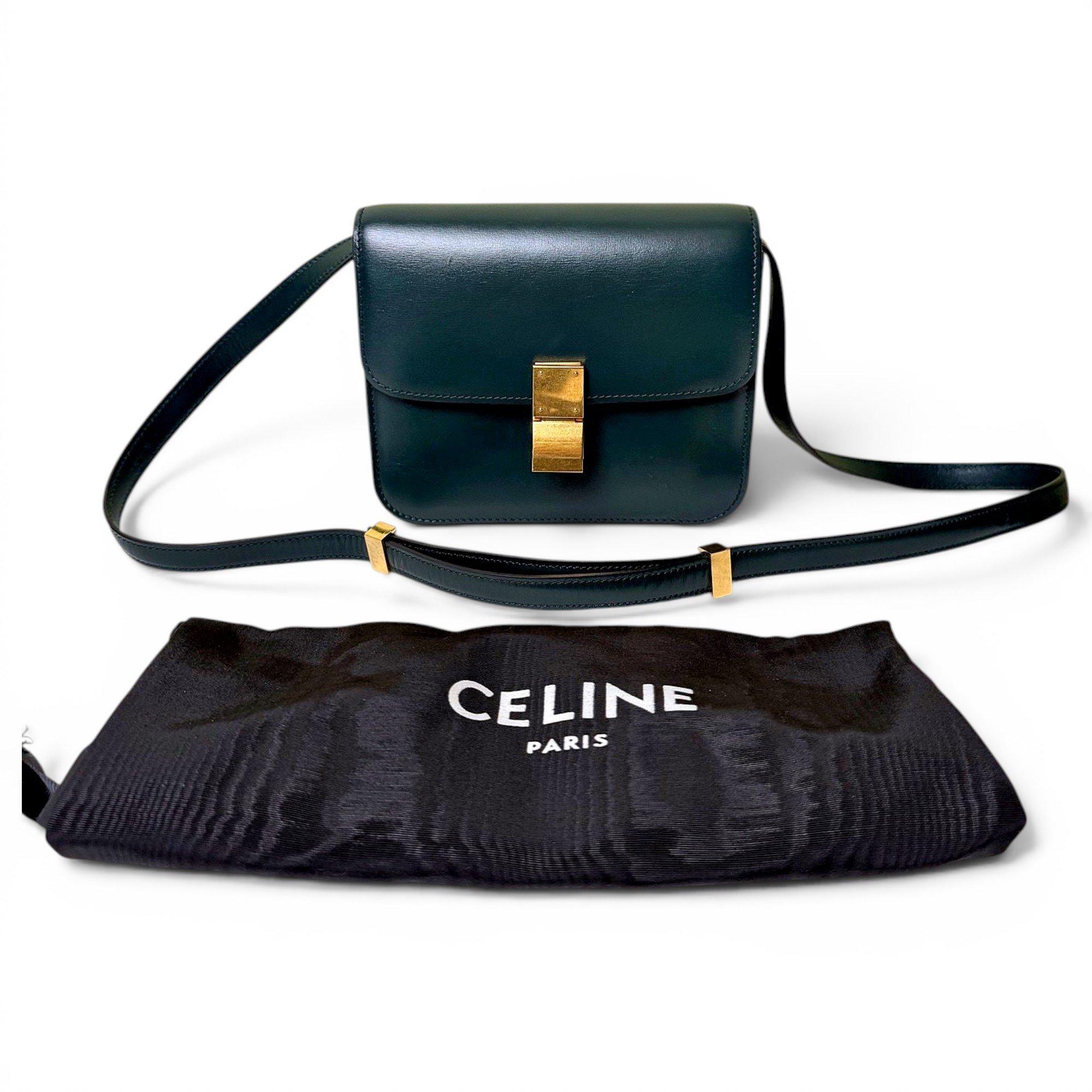 Classic leather handbag