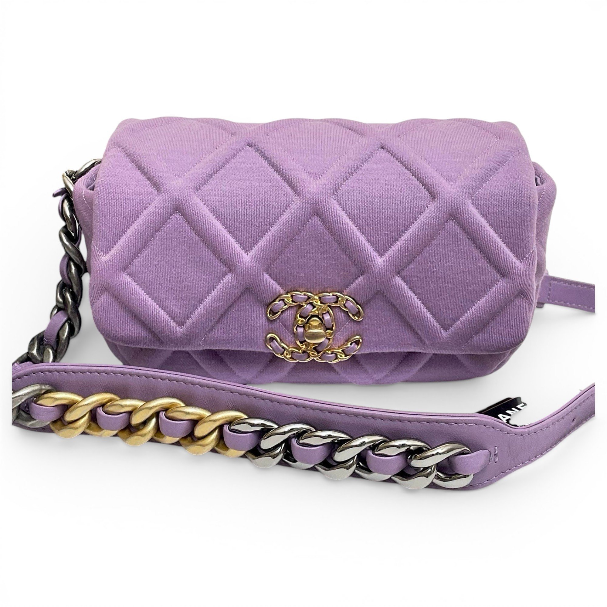 Chanel 19 cloth handbag