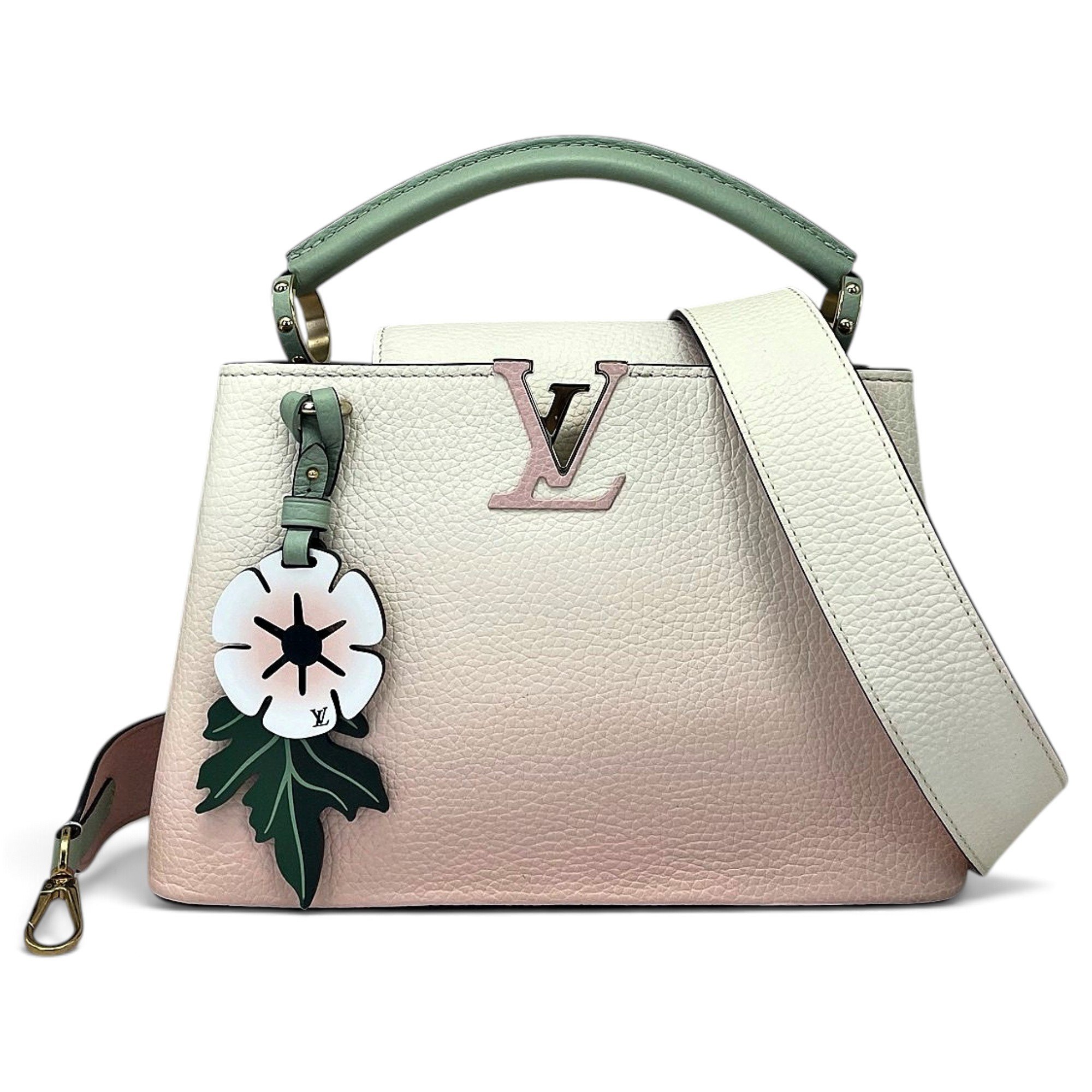 Capucines leather handbag