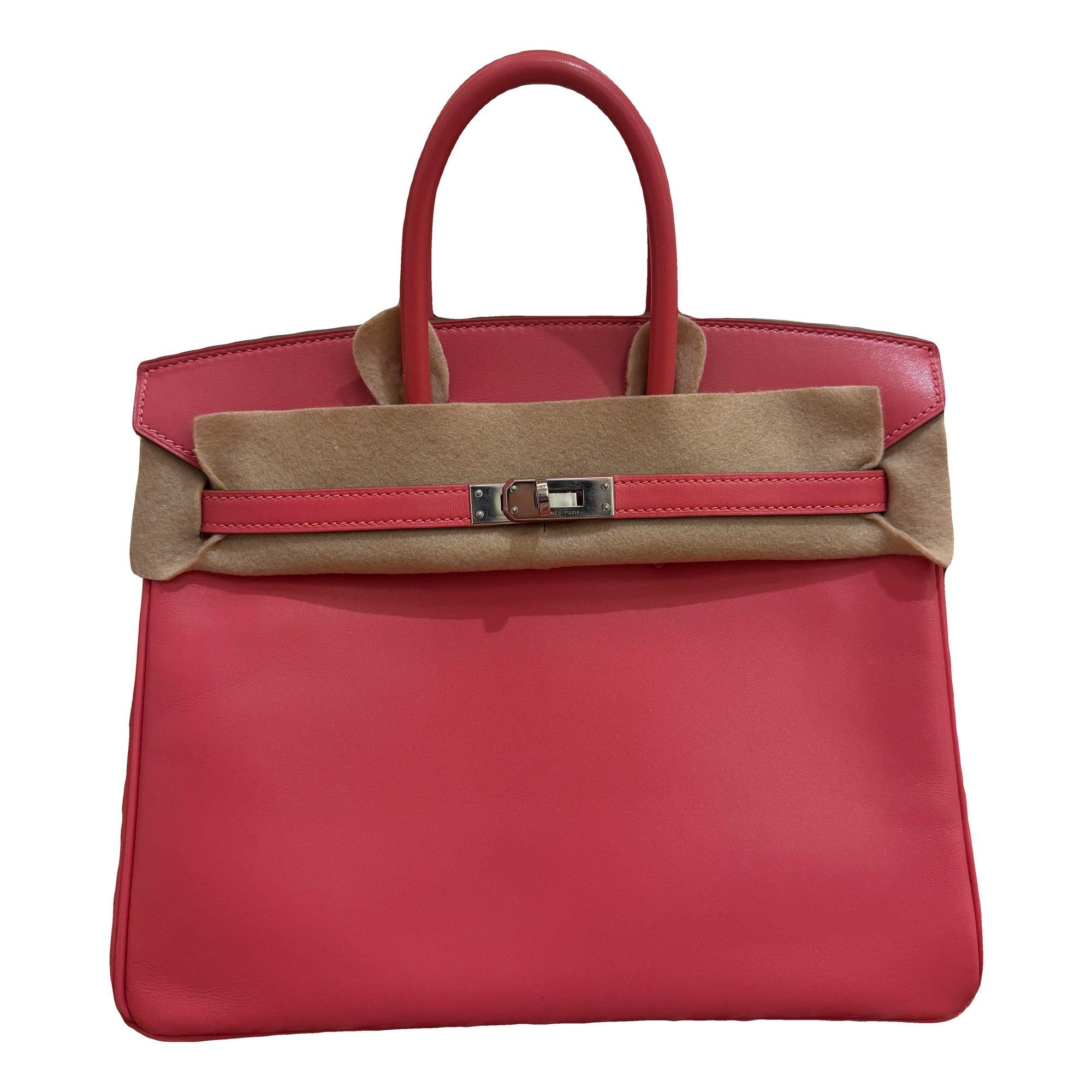 Birkin 25 leather handbag