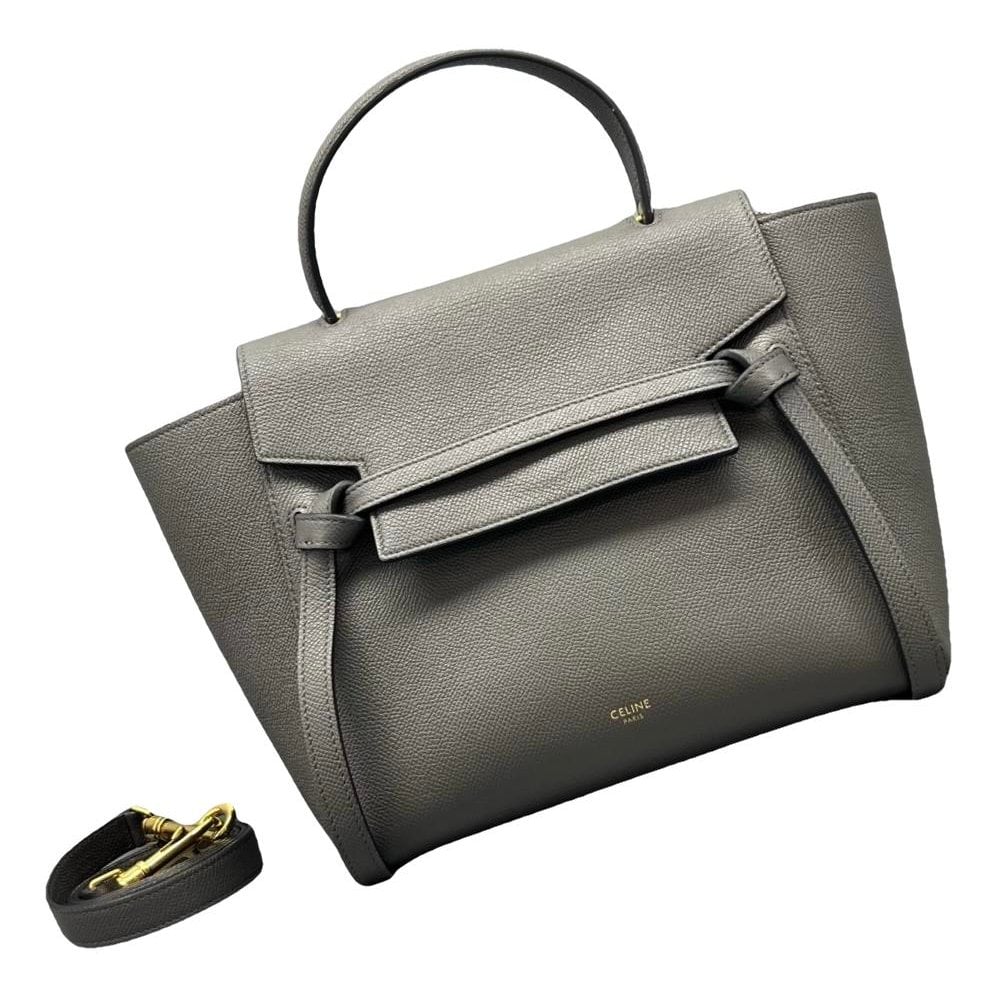 Belt leather handbag