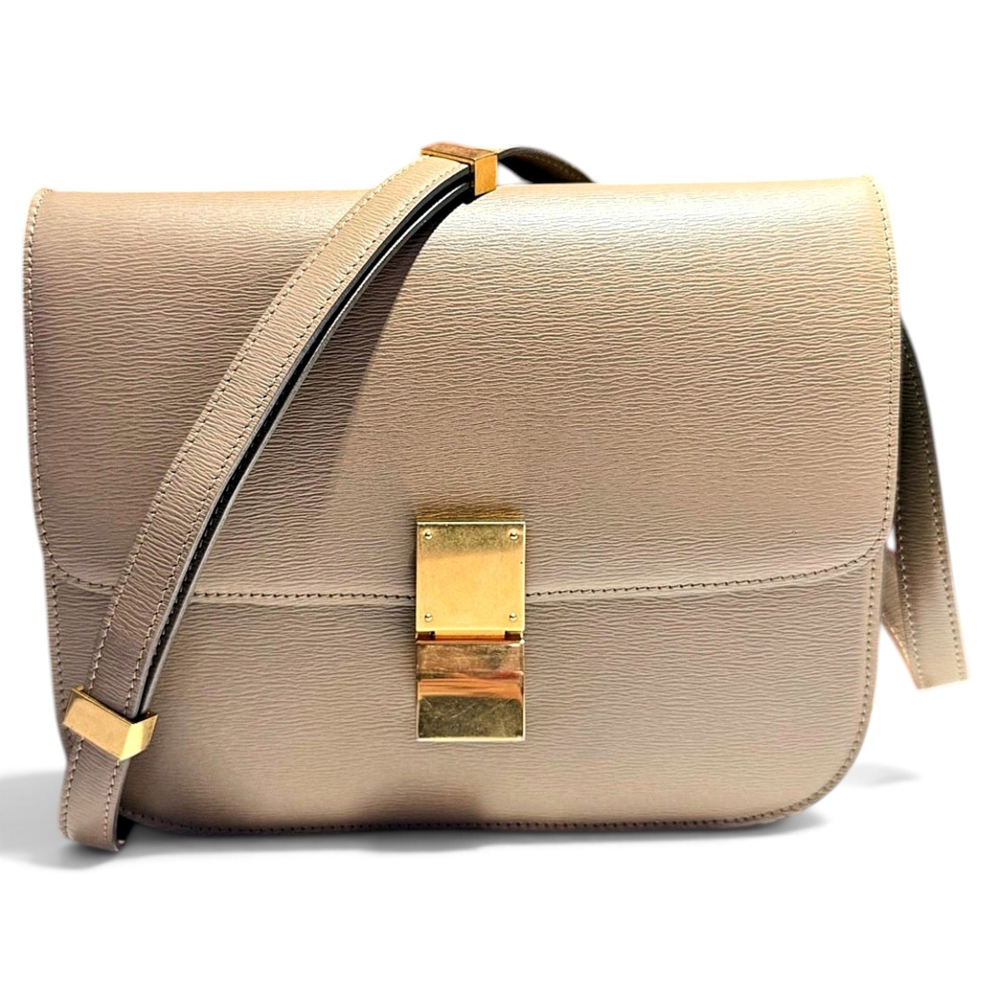Classic leather crossbody bag