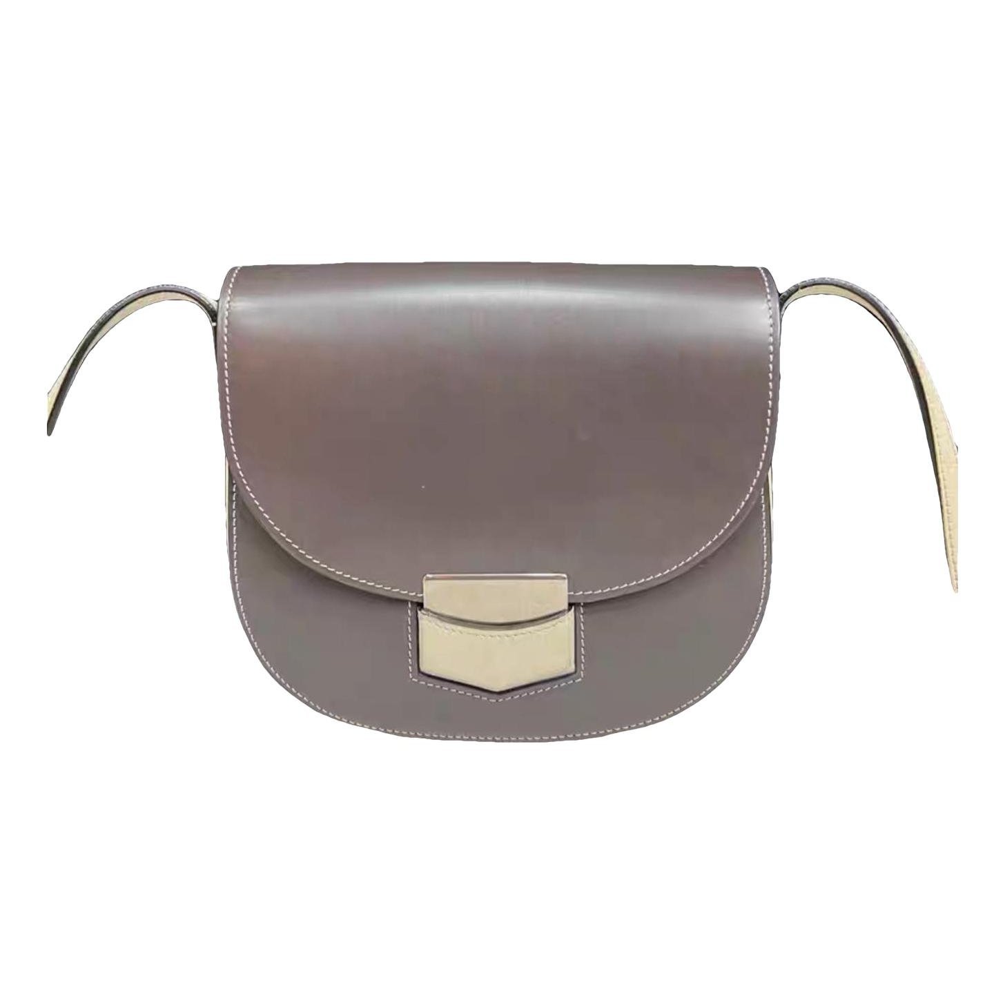 Trotteur leather crossbody bag