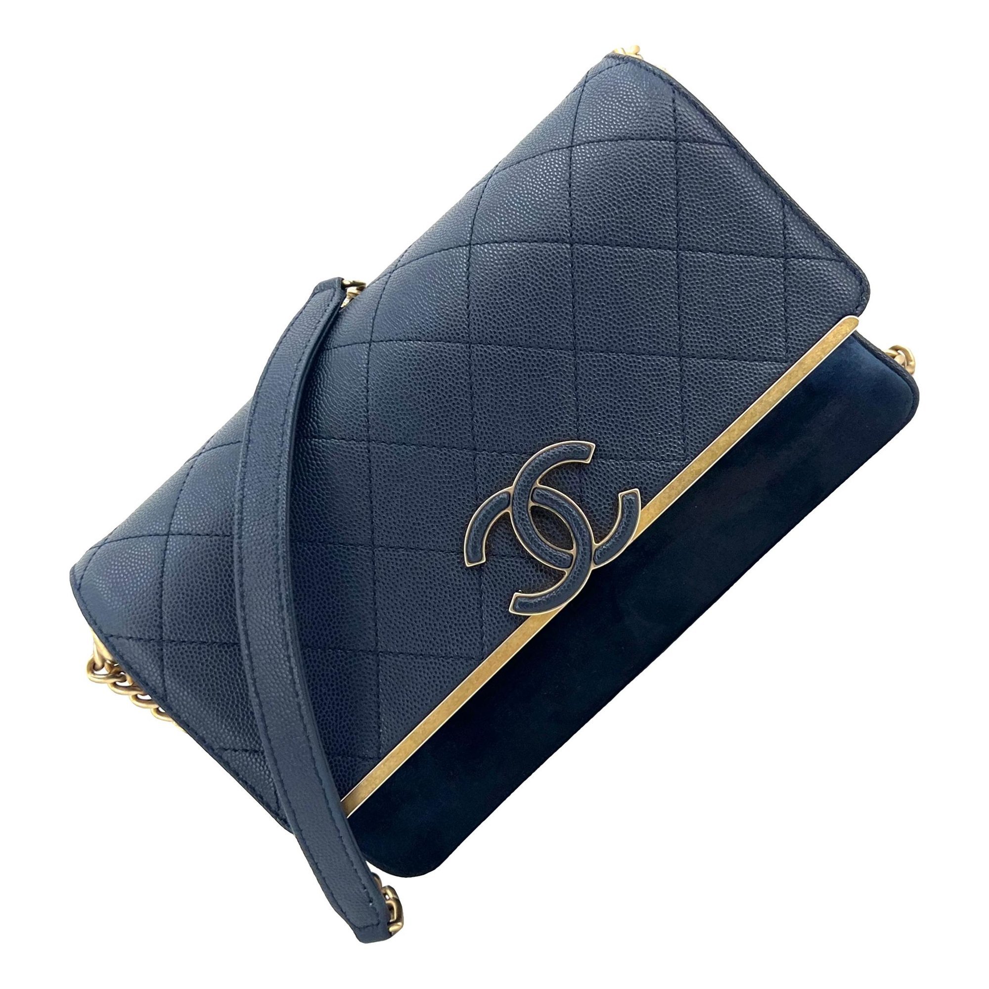 Coco Luxe leather handbag