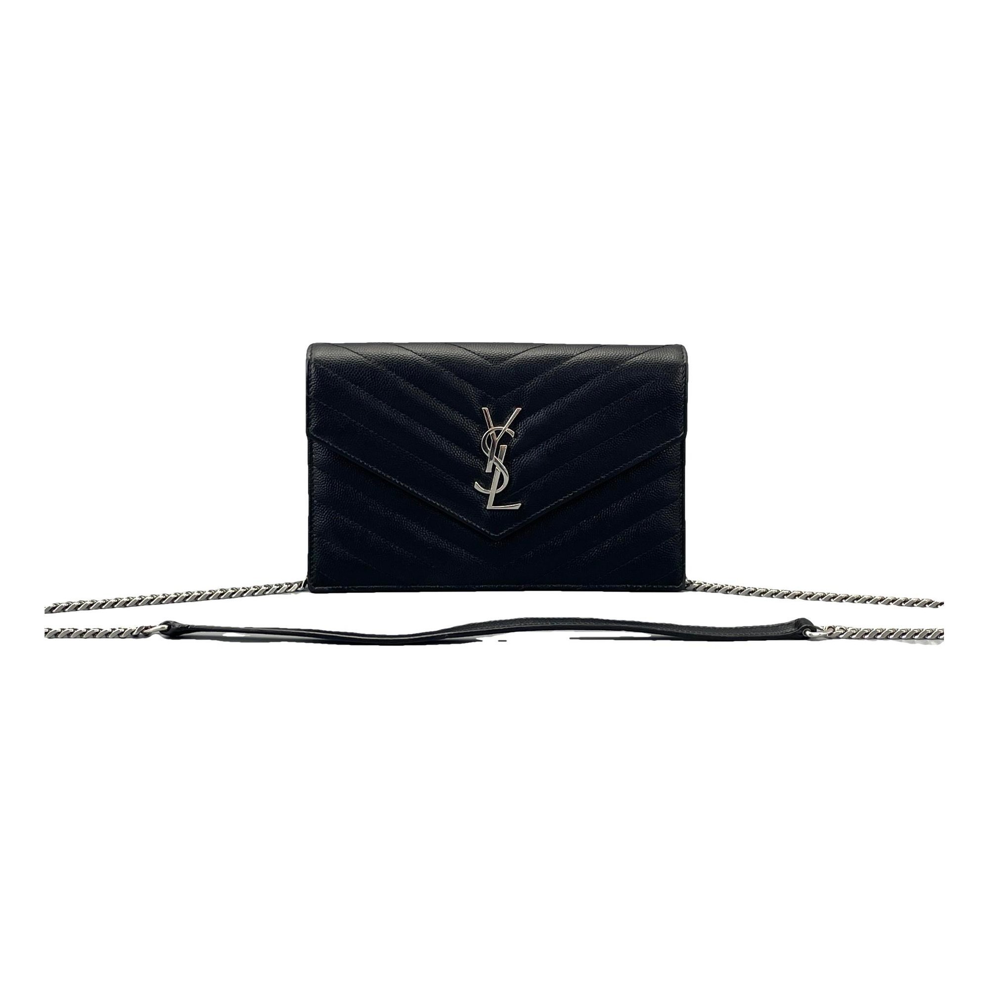 Portefeuille enveloppe leather handbag