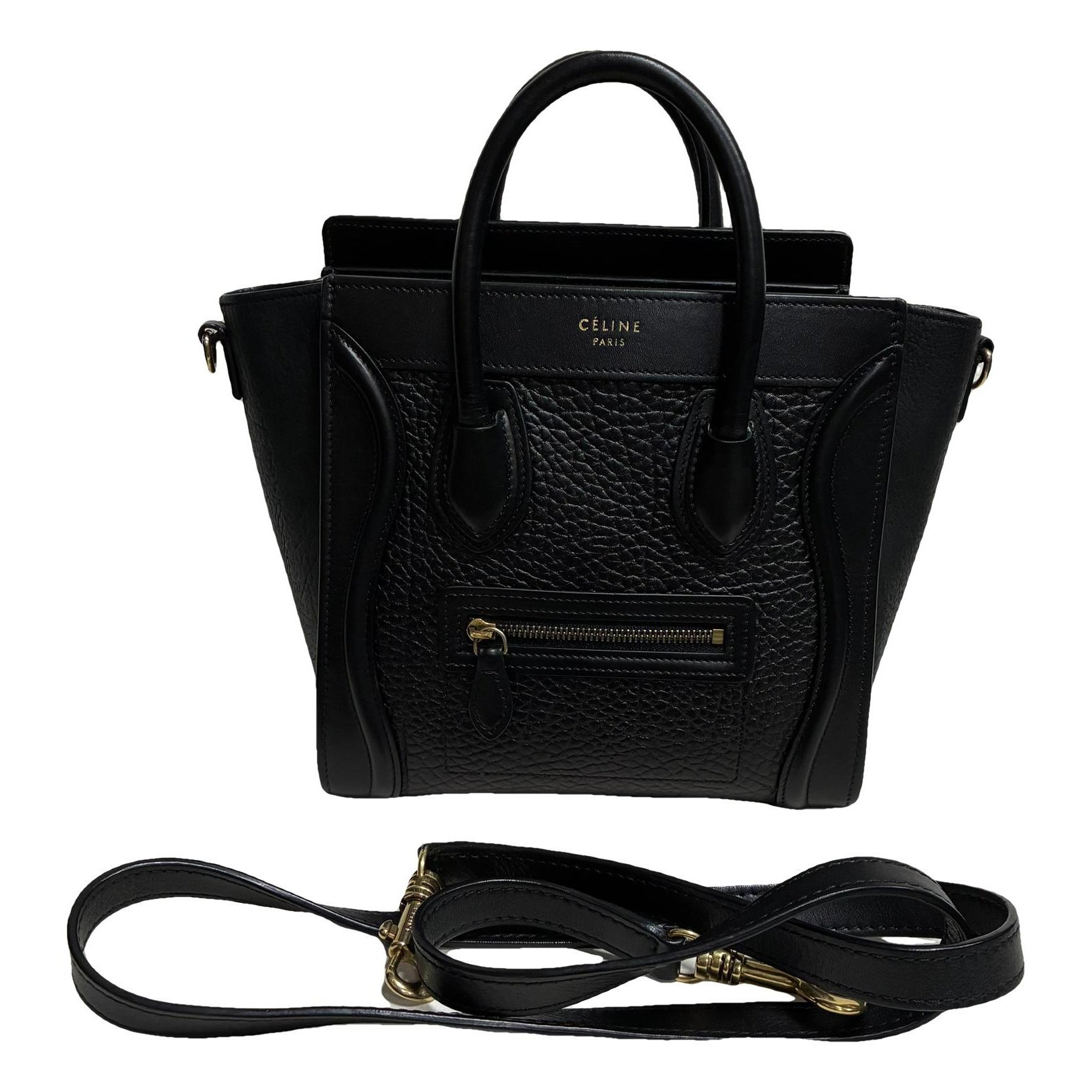 Nano Luggage leather handbag