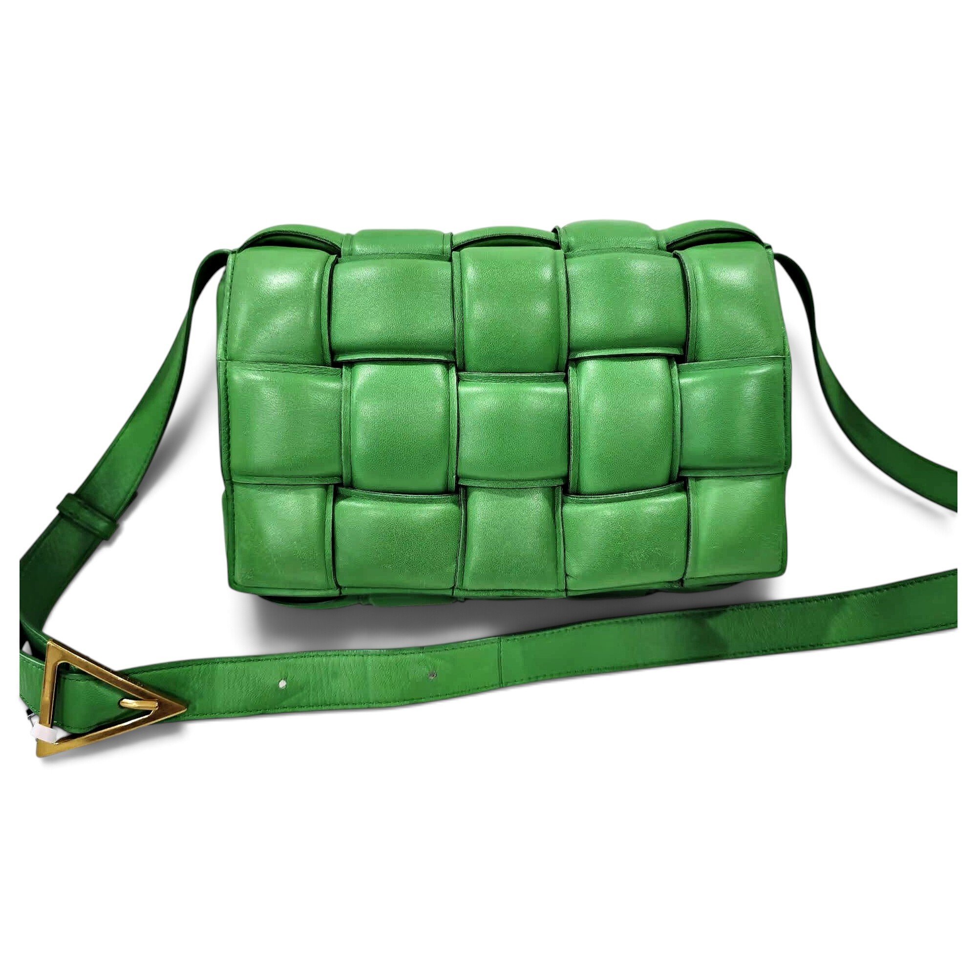 Cassette Padded leather handbag