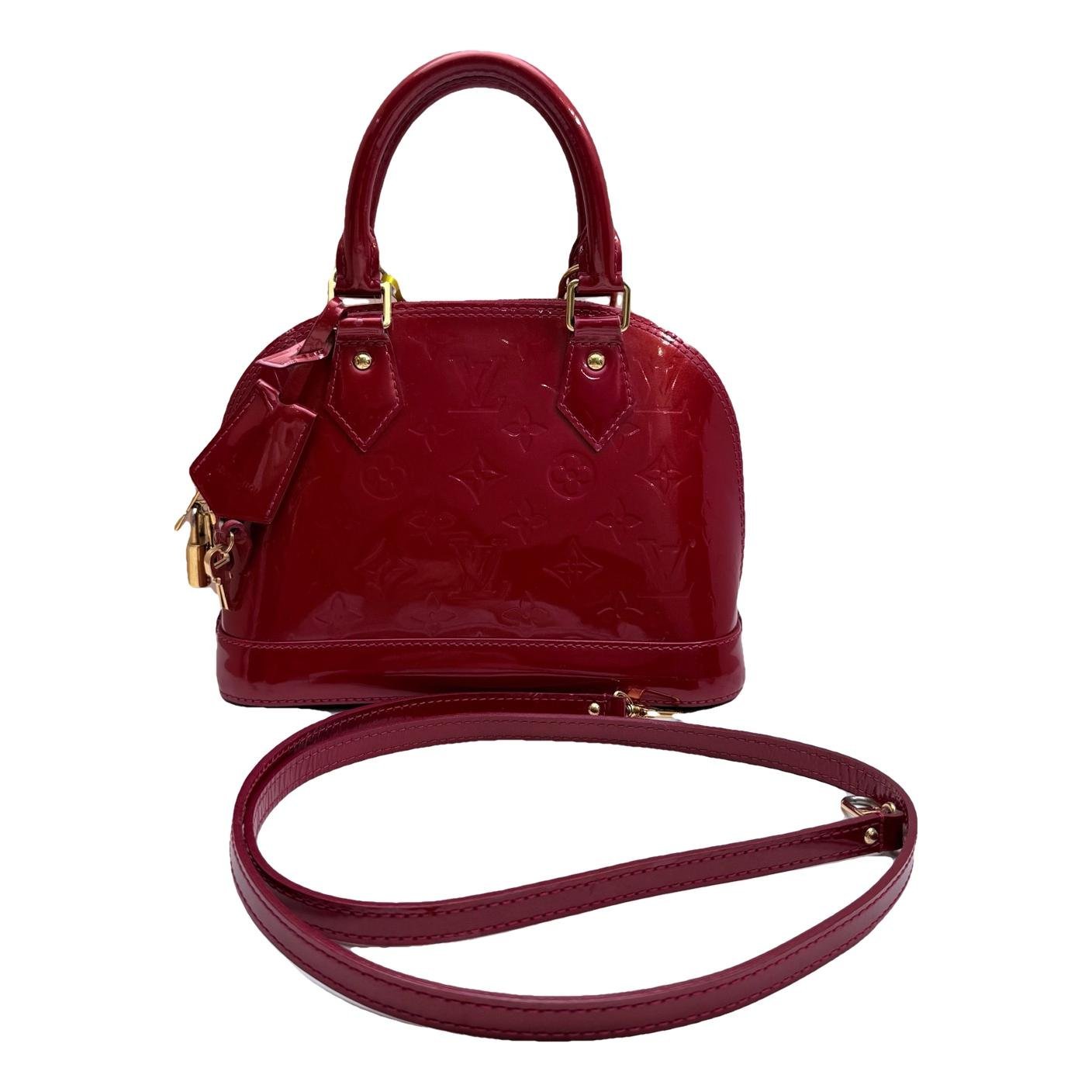 Alma BB patent leather handbag