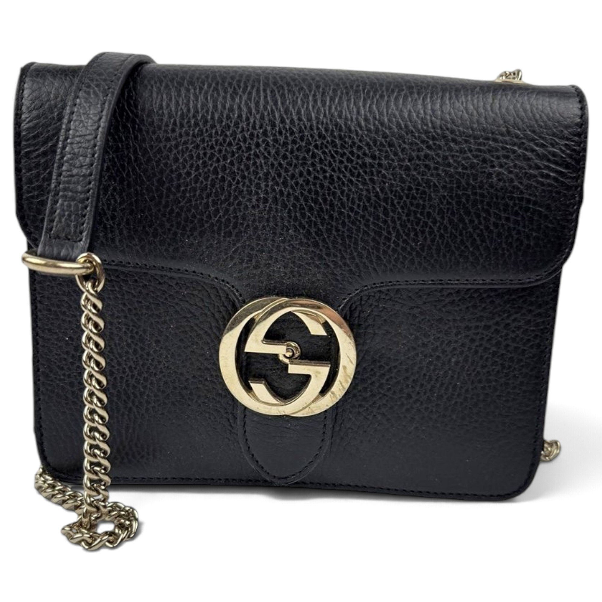 Leather crossbody bag