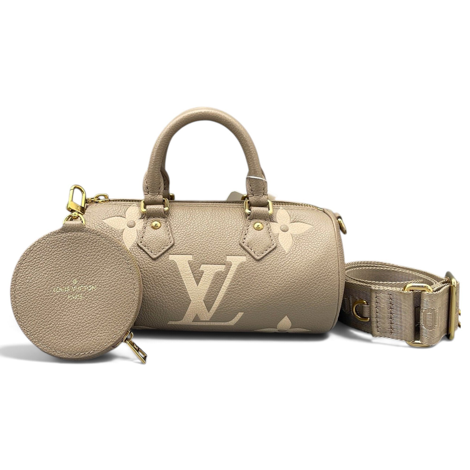 Papillon BB leather handbag