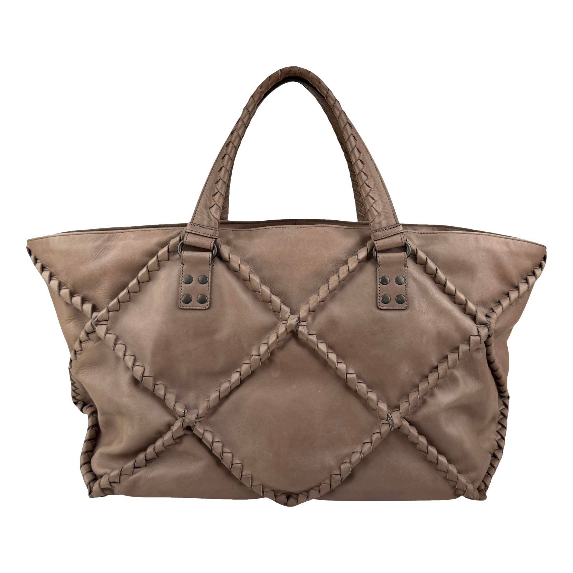 Leather tote