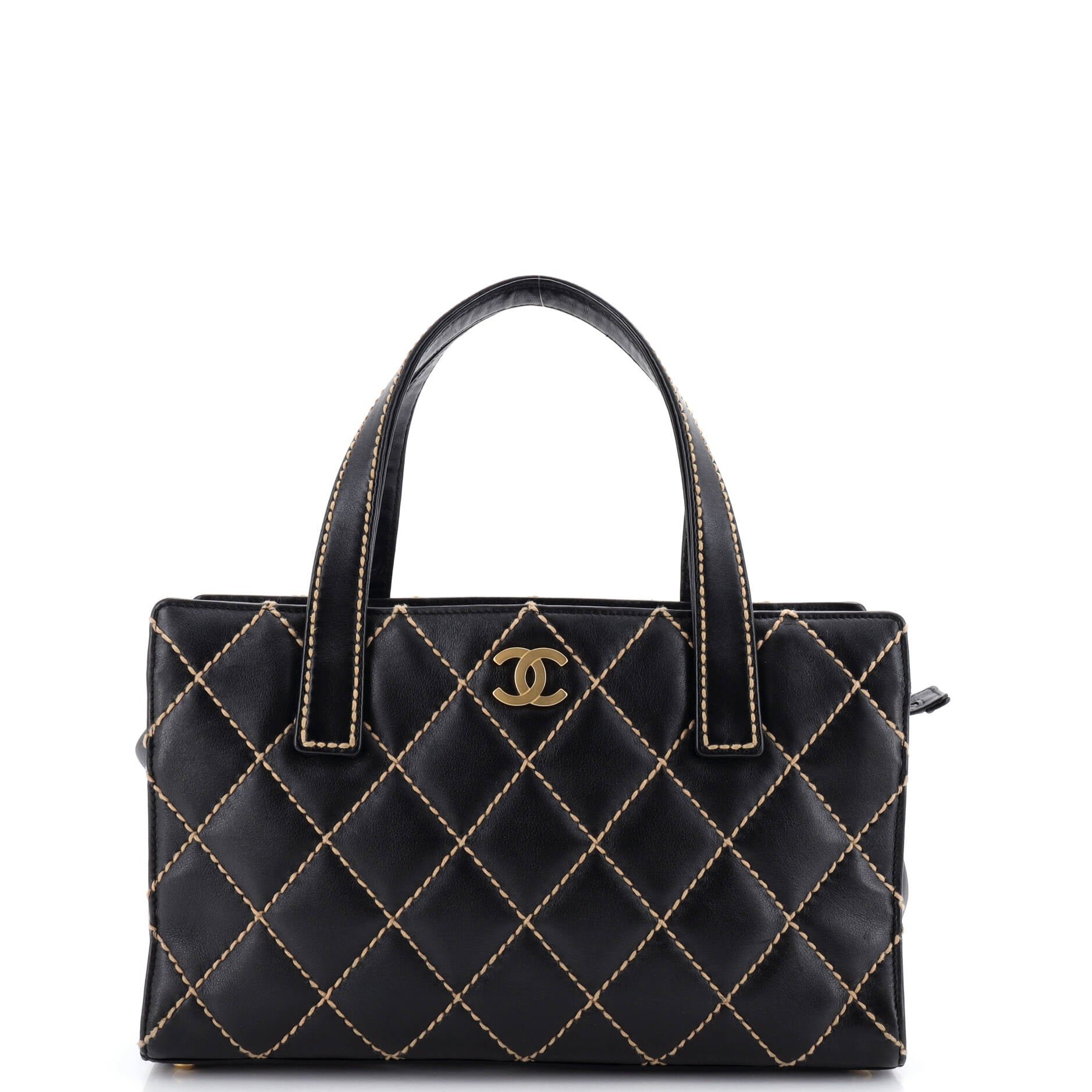 Surpique Compartment Tote Quilted Leather Medium