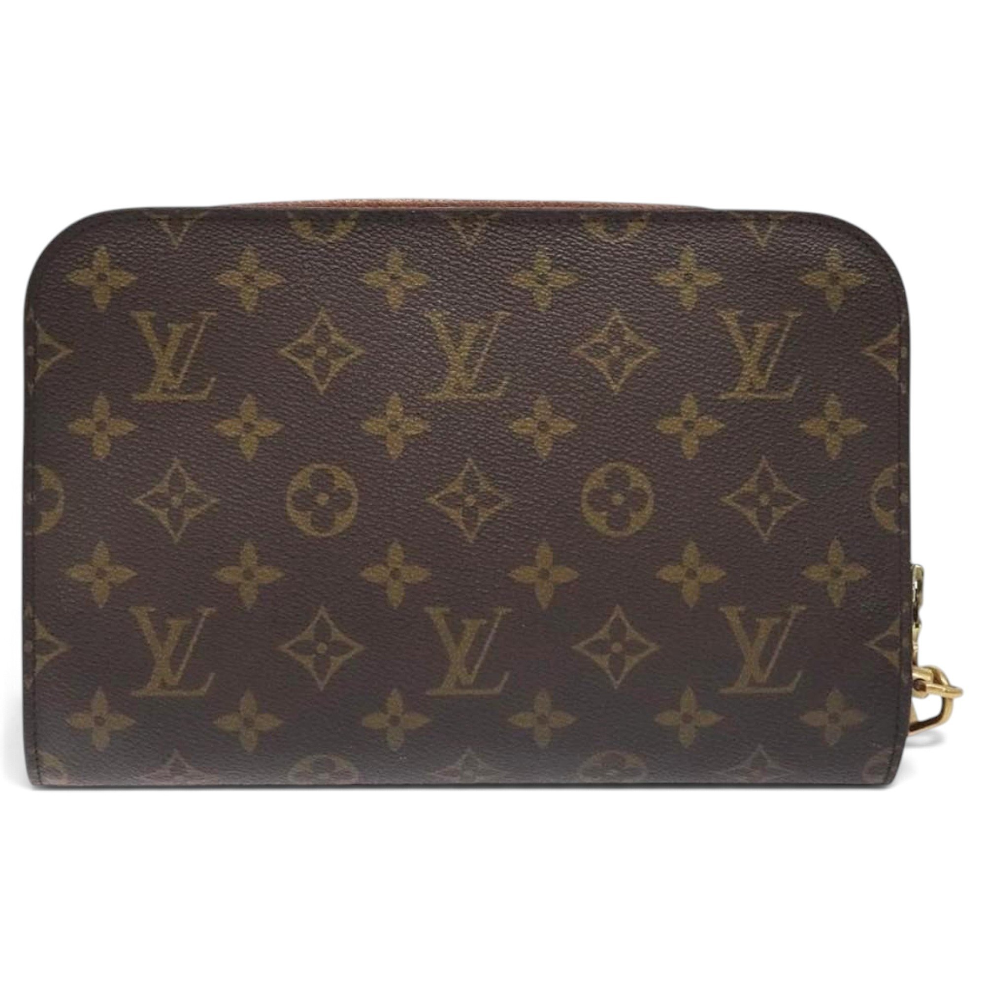 Orsay leather clutch bag