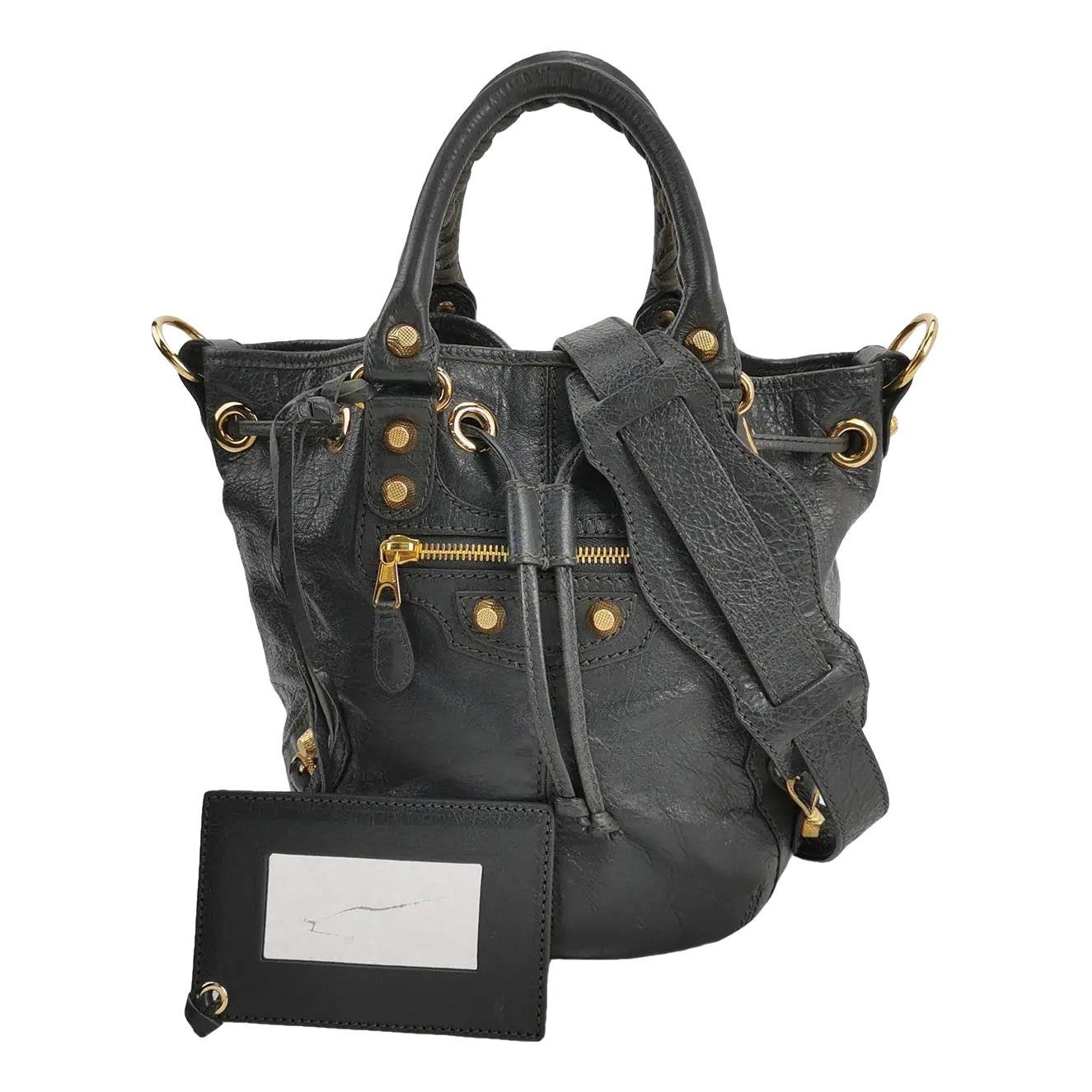 Leather handbag