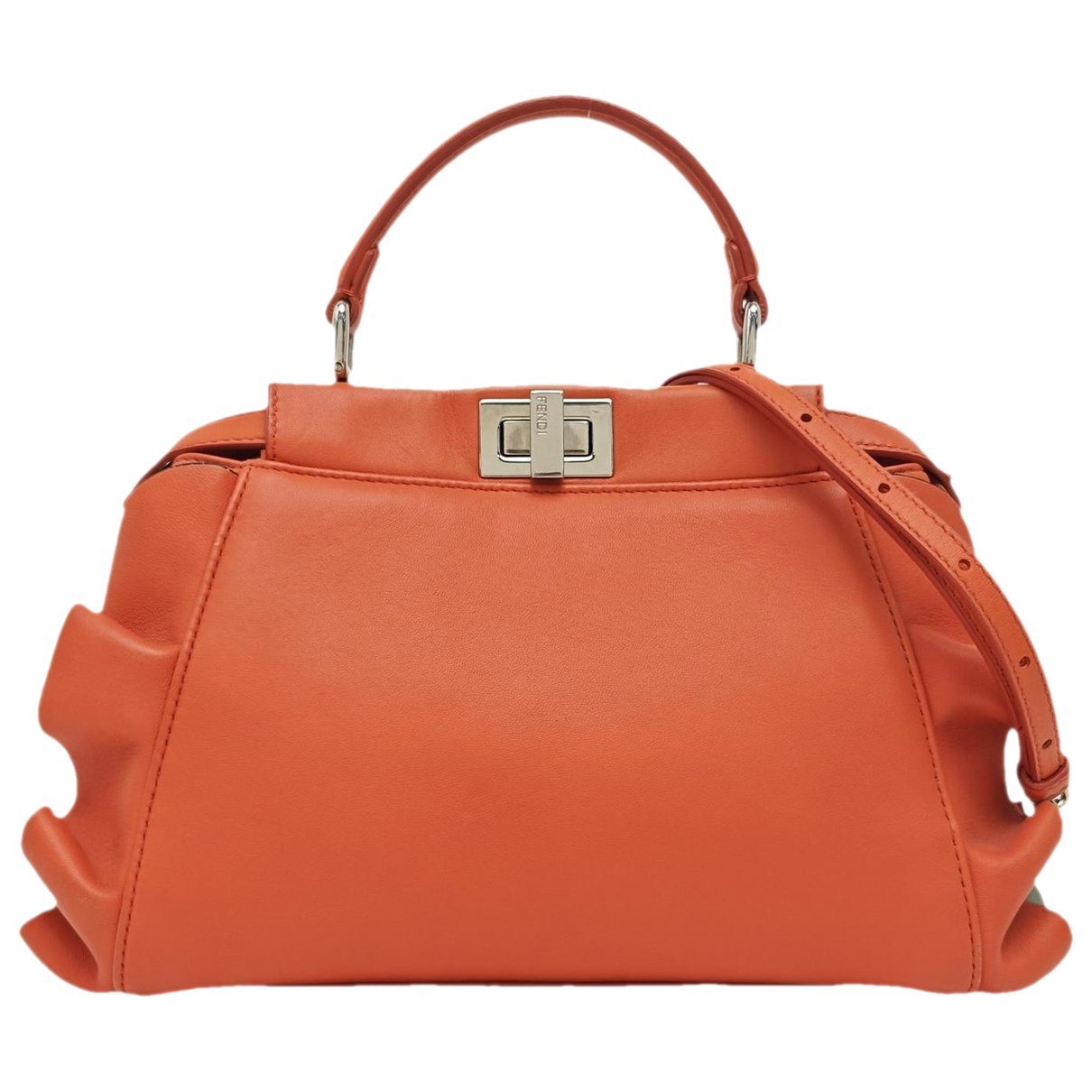Peekaboo leather handbag