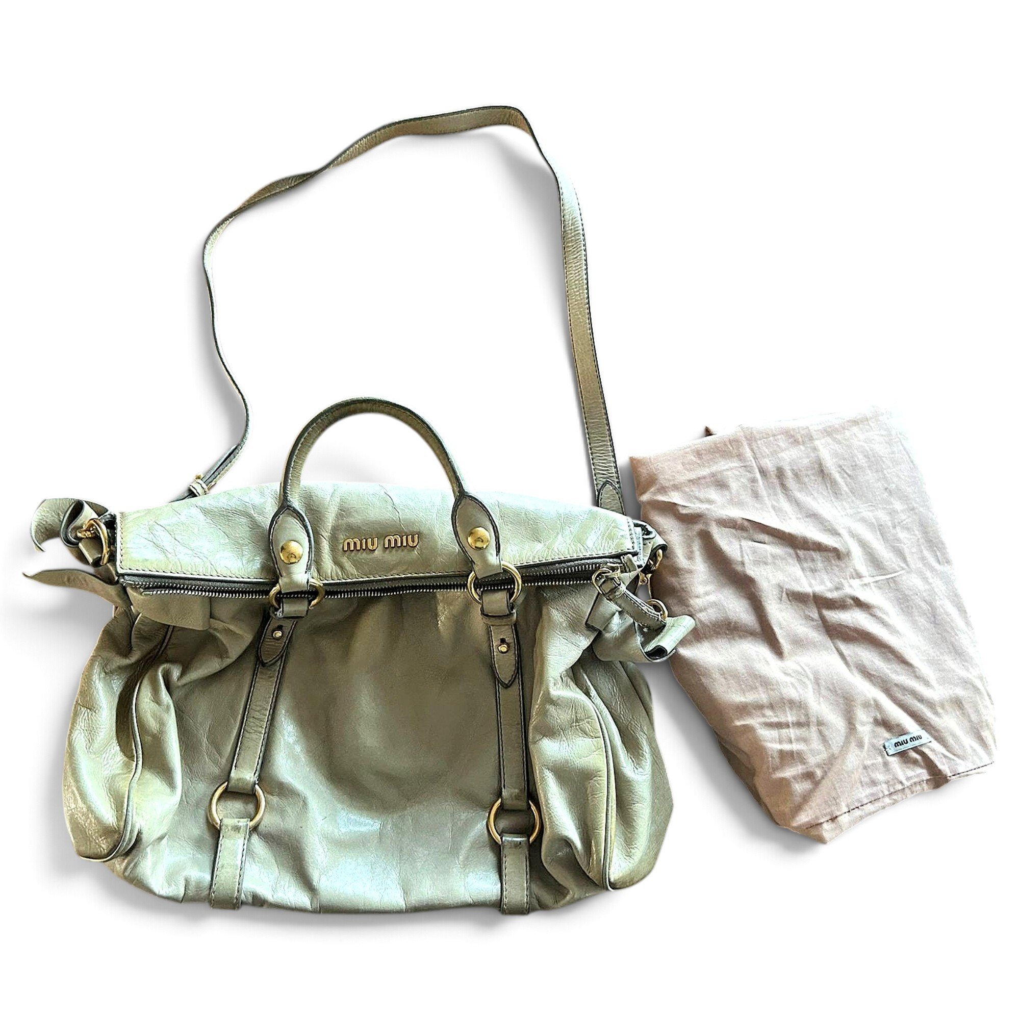 Miu Miu Bow bag leather handbag