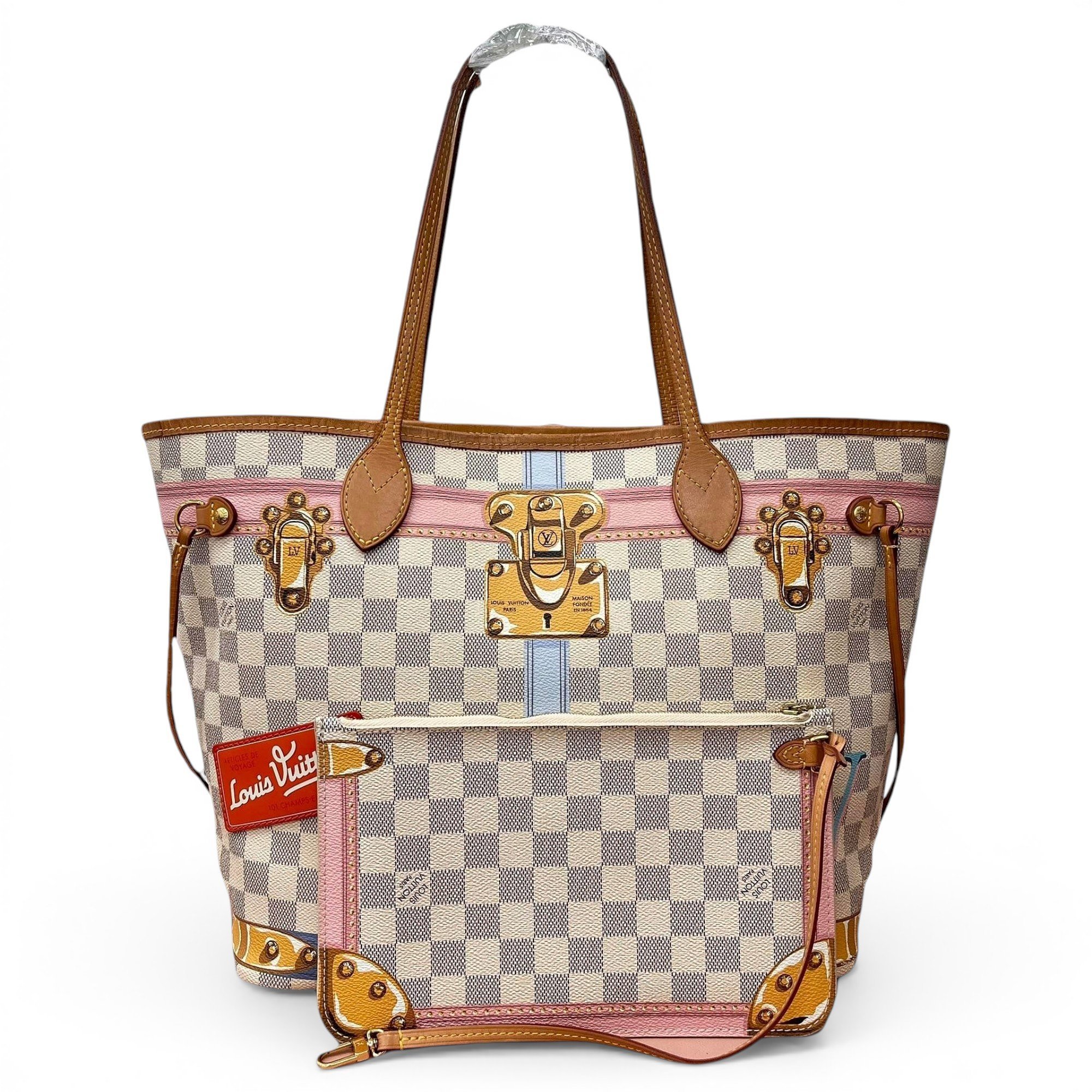 Neverfull leather handbag