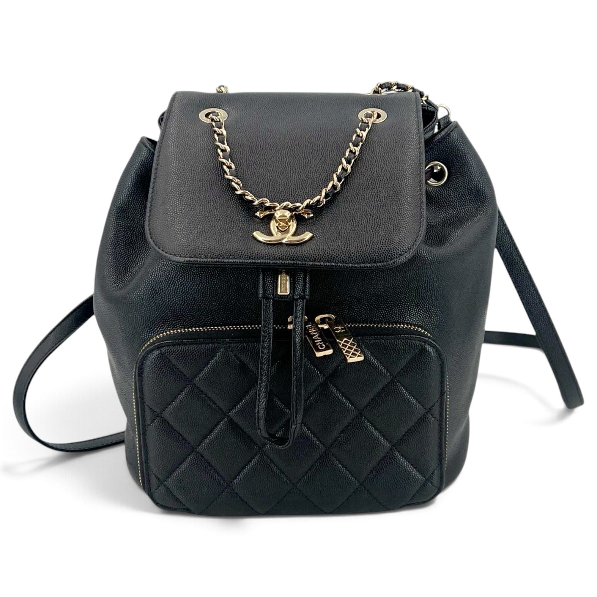 Leather backpack