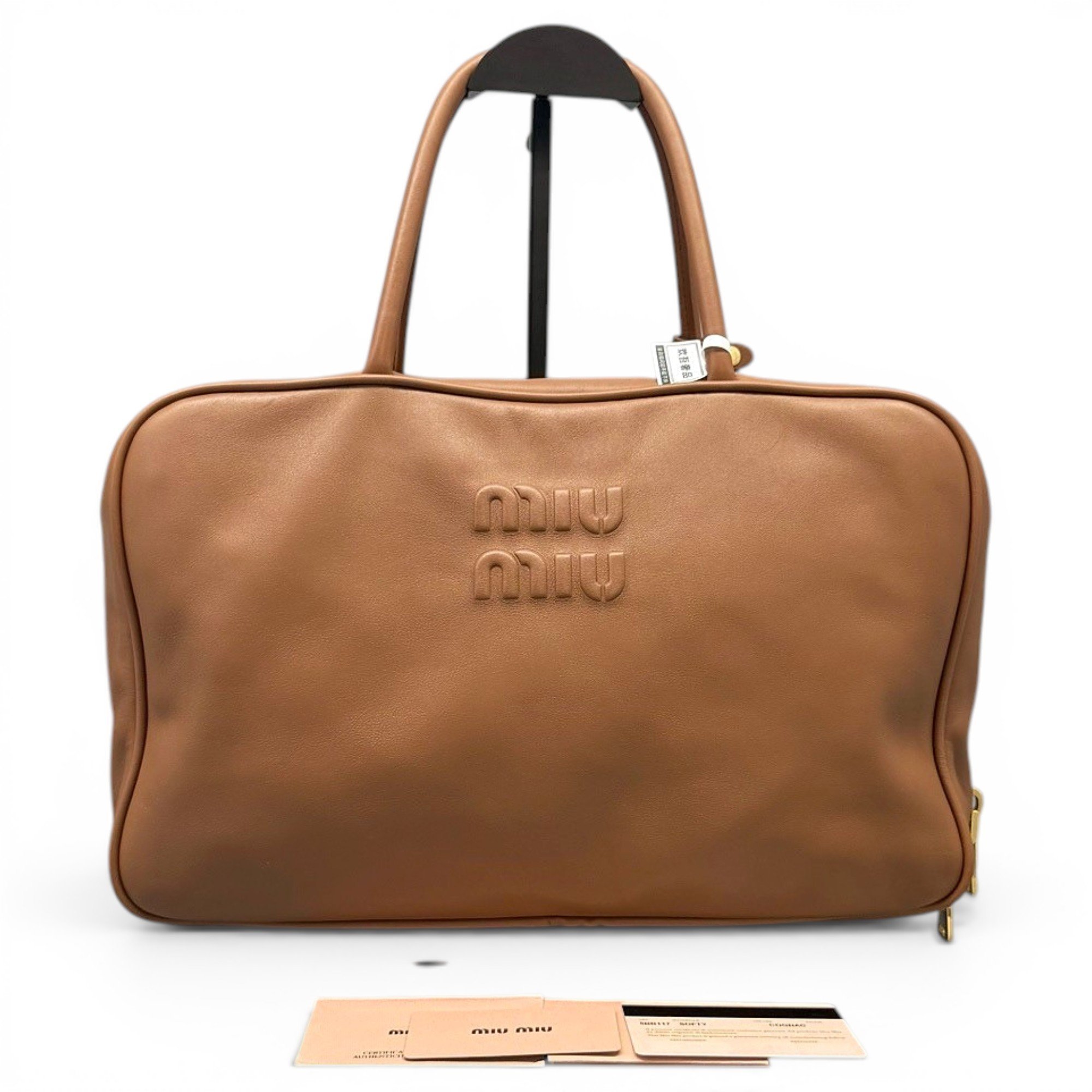 Beau leather handbag