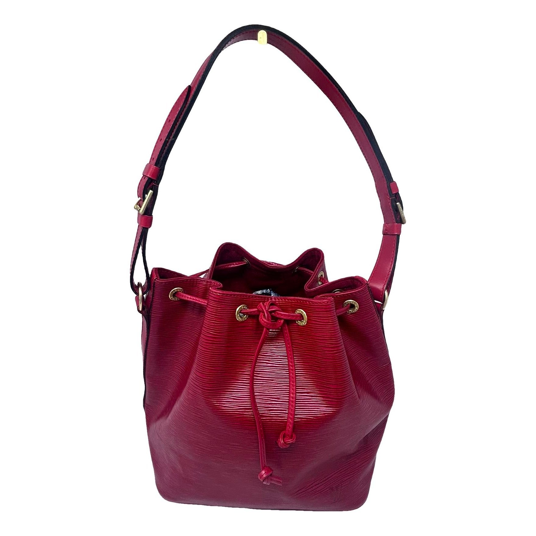 Lockme Bucket leather handbag