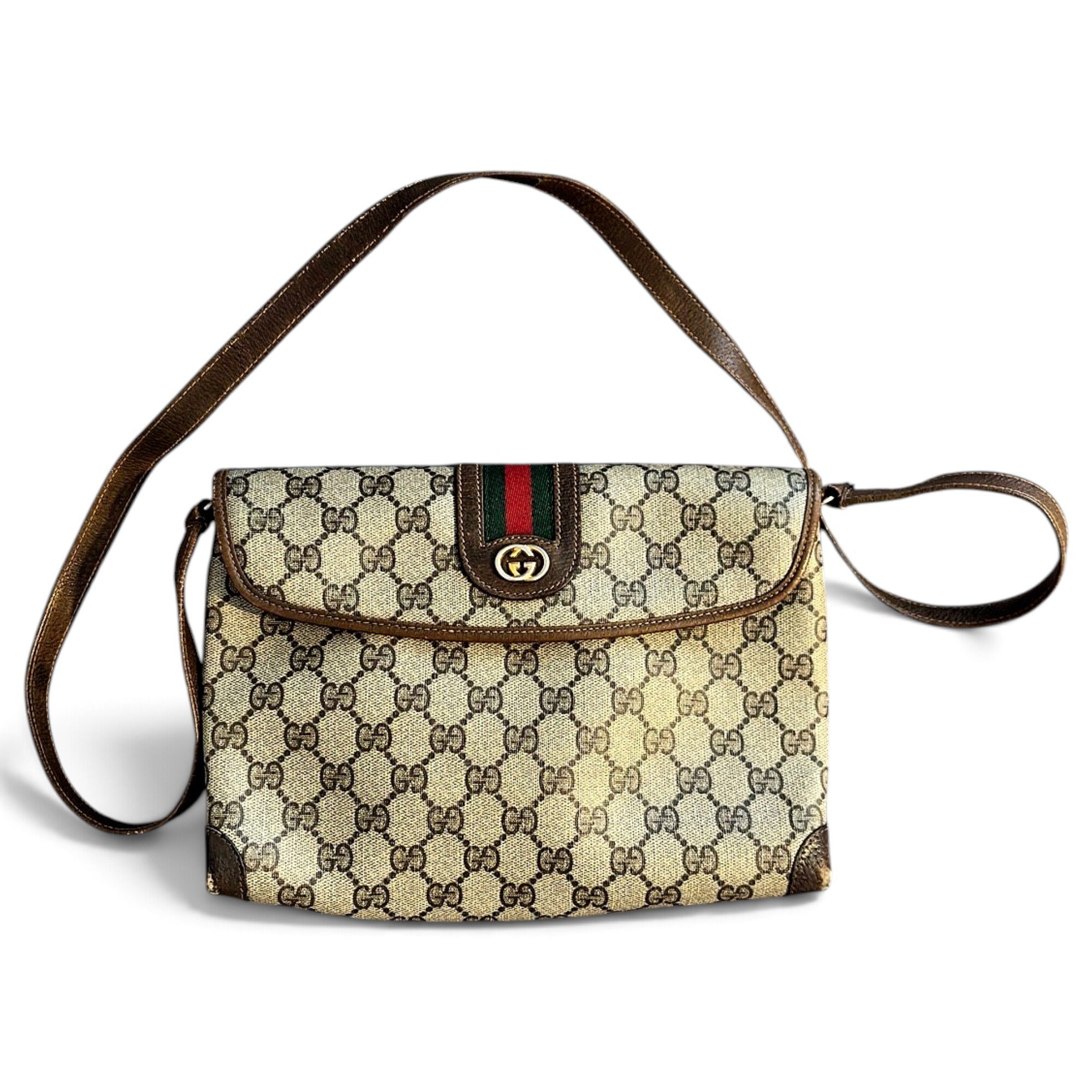 Ophidia leather crossbody bag