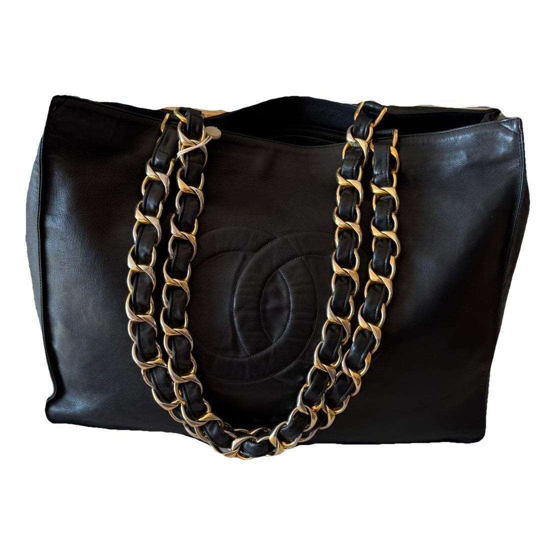 Médaillon leather handbag