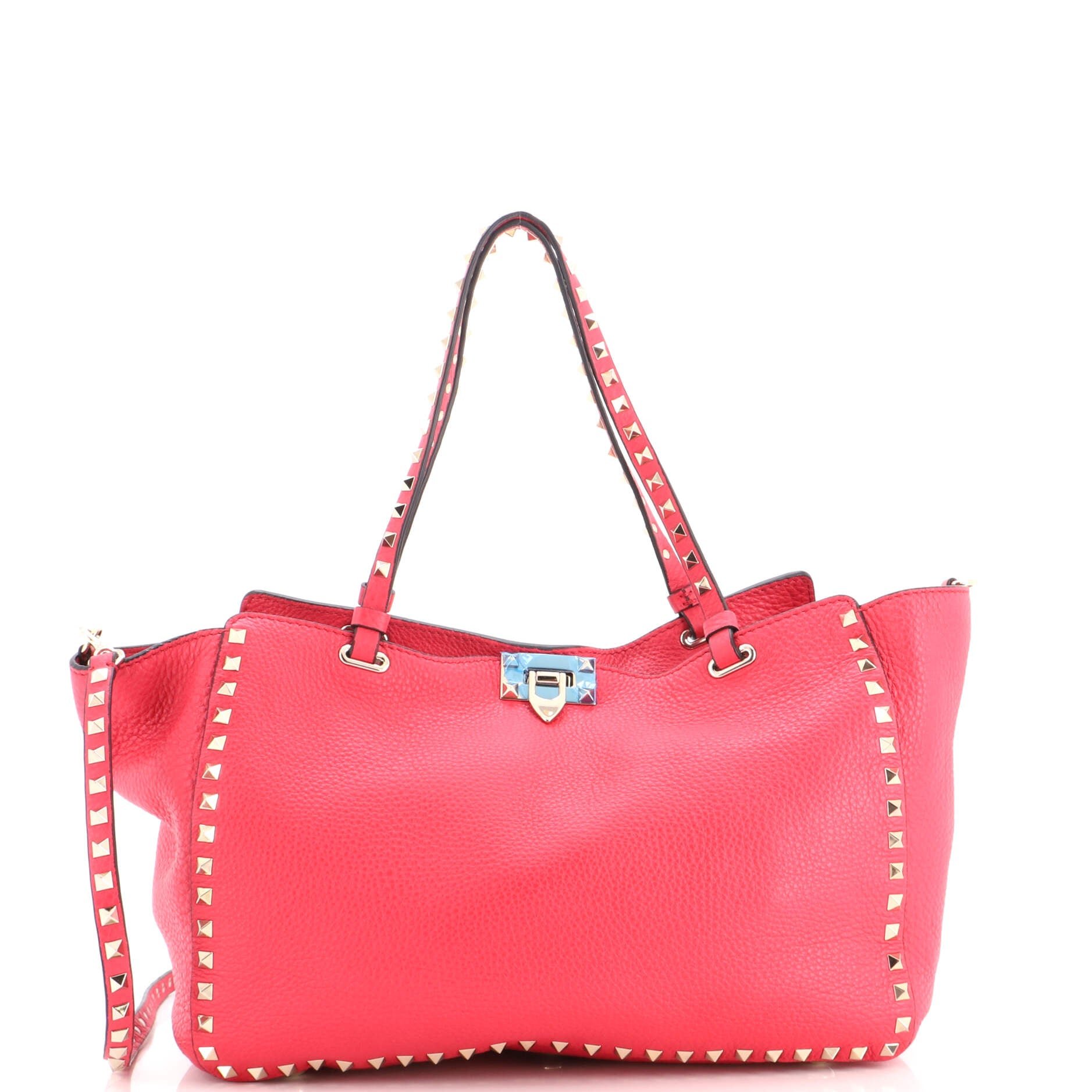 Rockstud Tote Pebbled Leather Medium