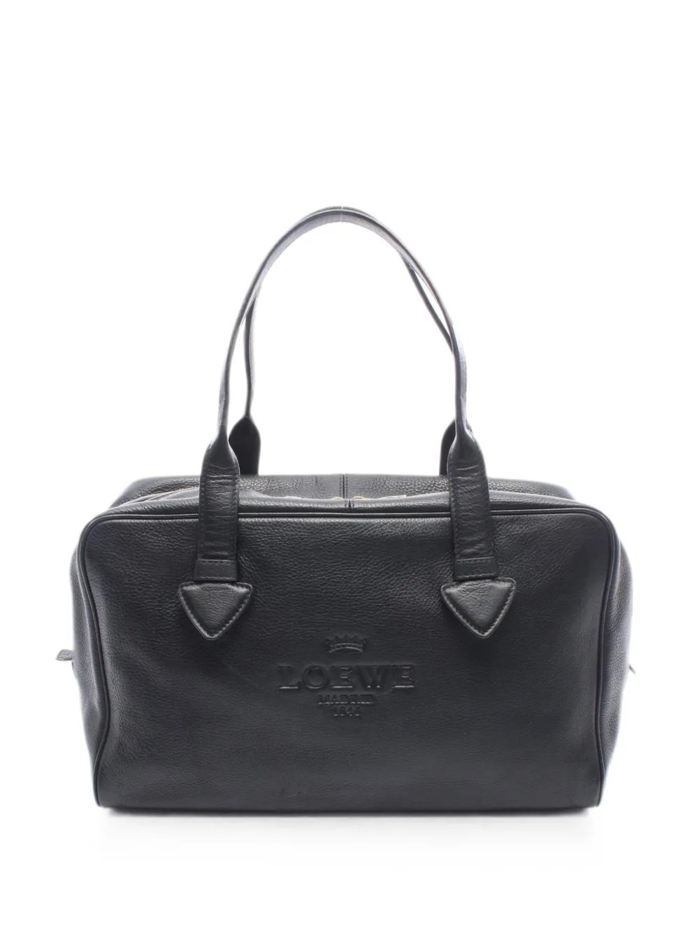 2000s Heritage leather boston bag