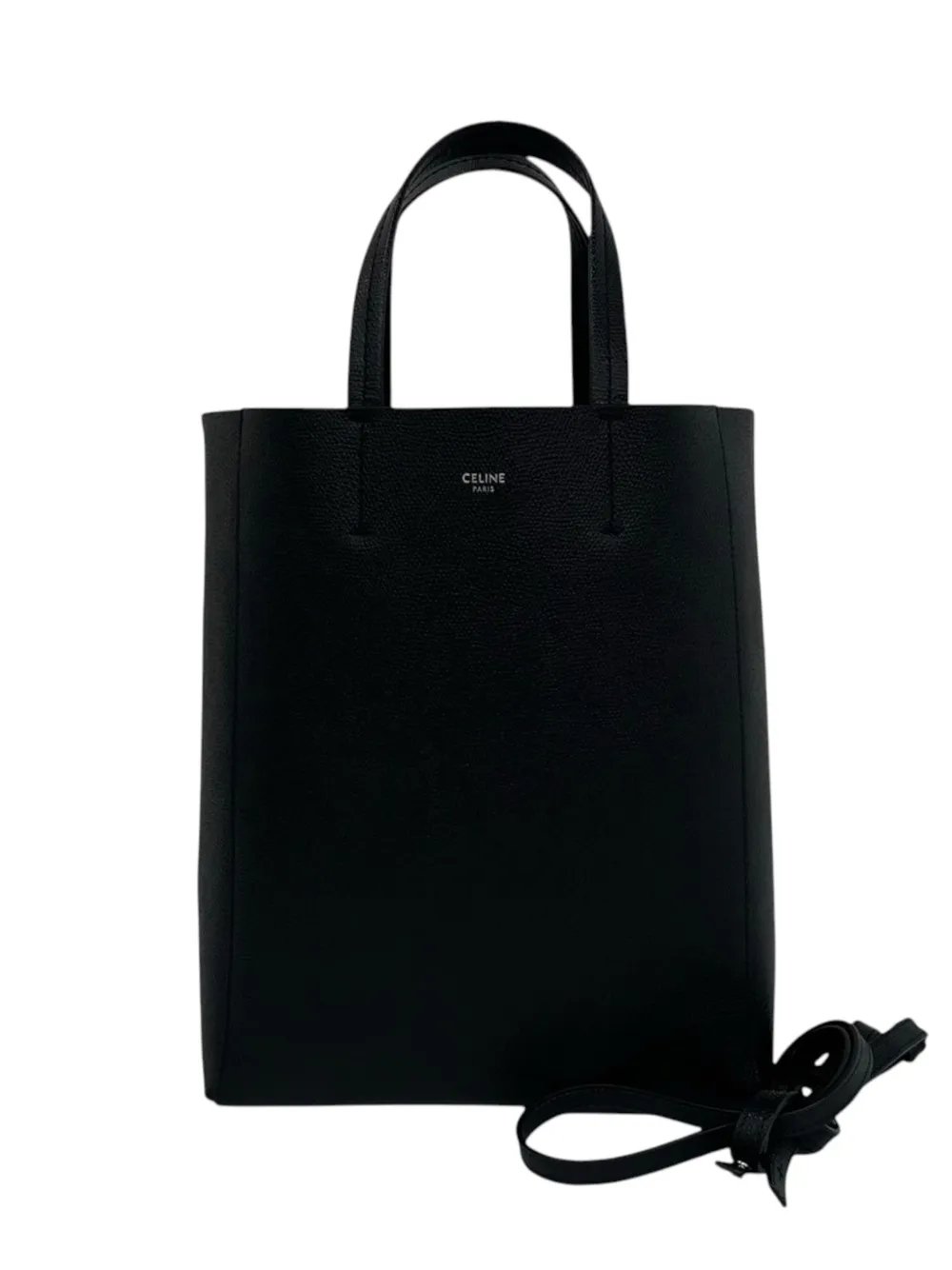2019 Small Grained Calfskin Vertical Cabas satchel