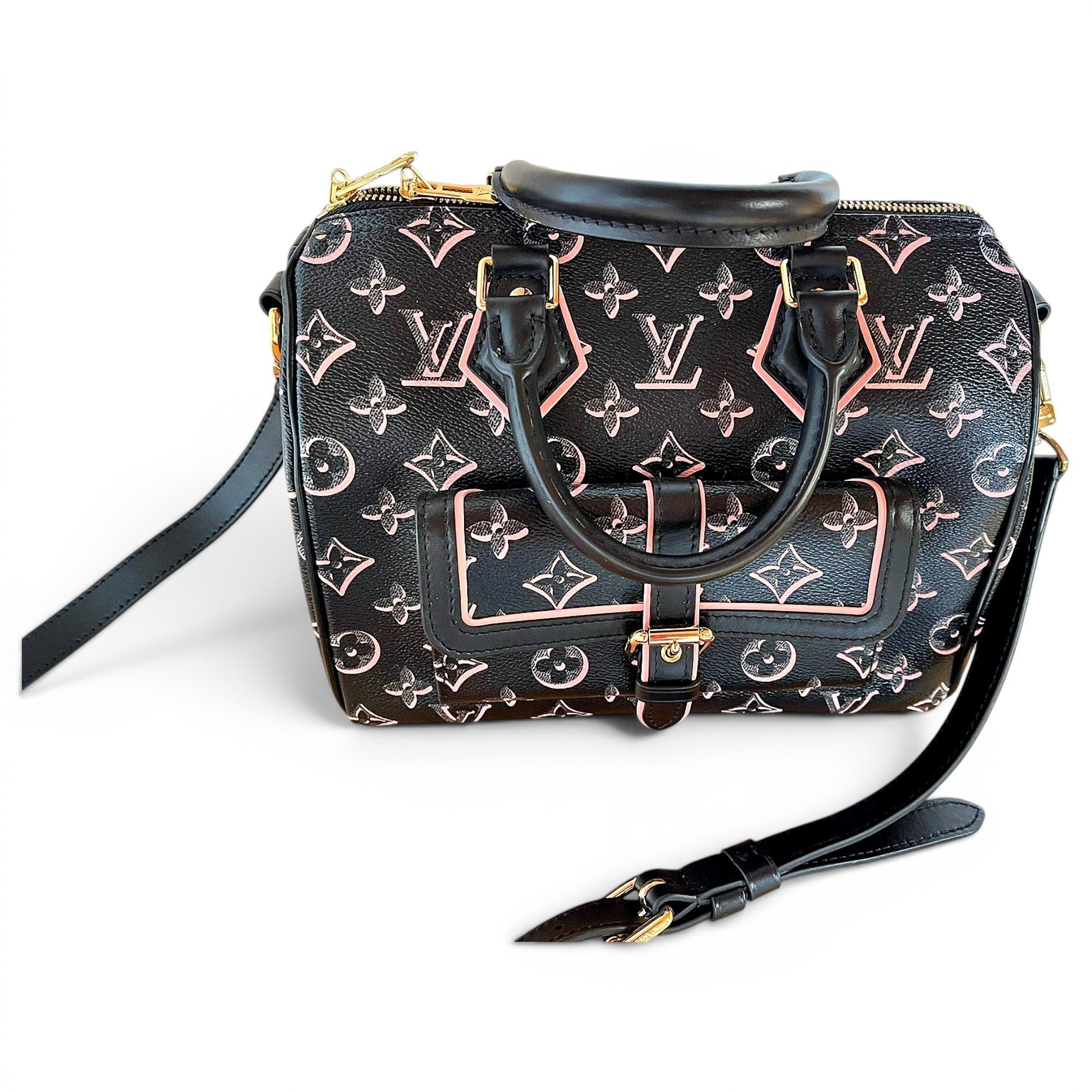 Speedy Bandoulière leather handbag