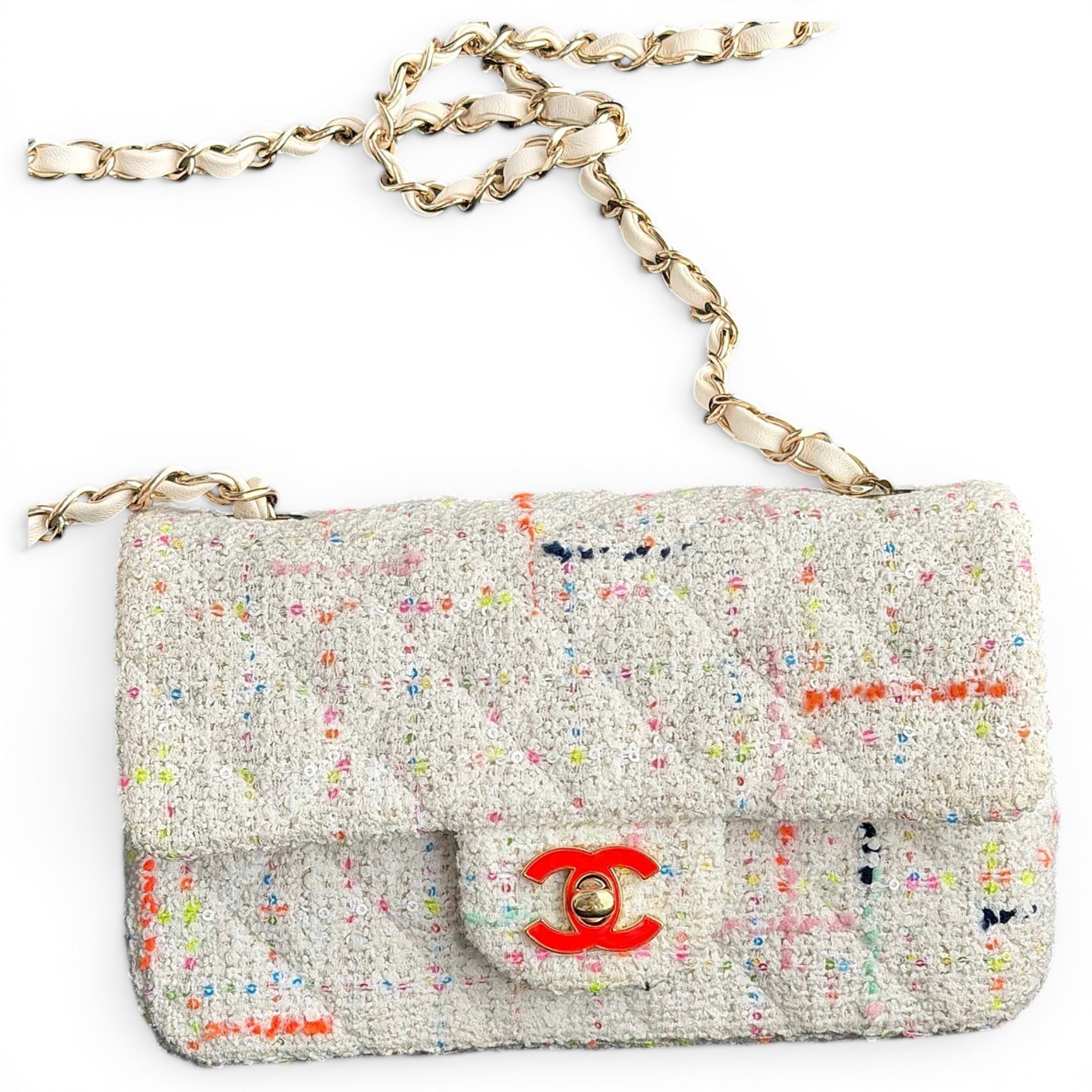 Timeless/Classique tweed crossbody bag