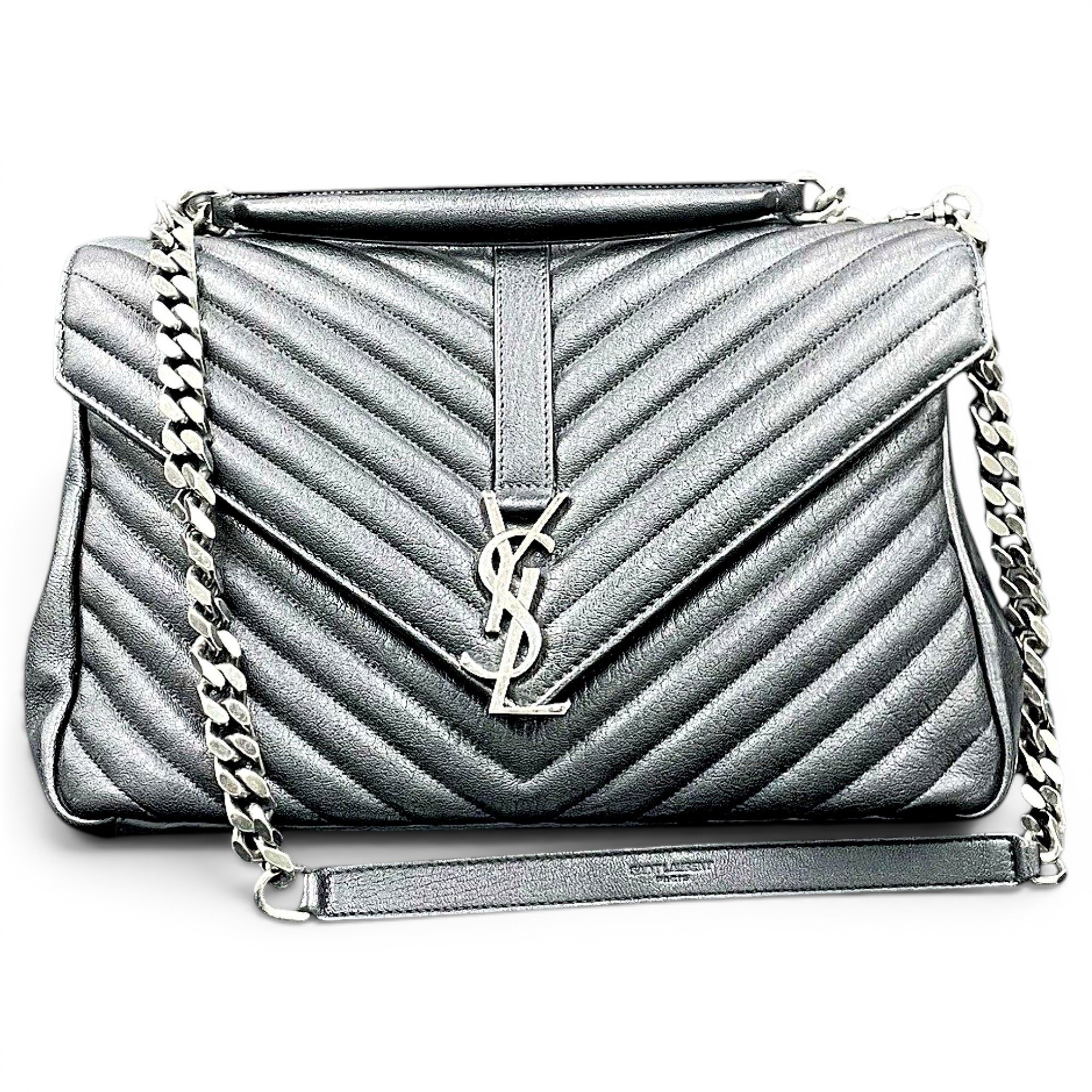 Collége monogramme leather handbag